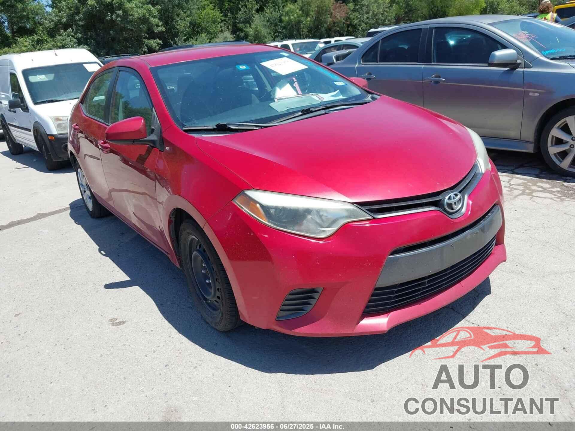 TOYOTA COROLLA 2016 - 5YFBURHE0GP494359
