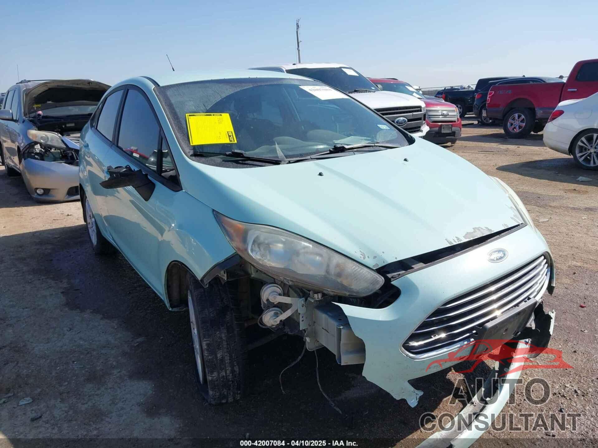 FORD FIESTA 2017 - 3FADP4BJ7HM150339
