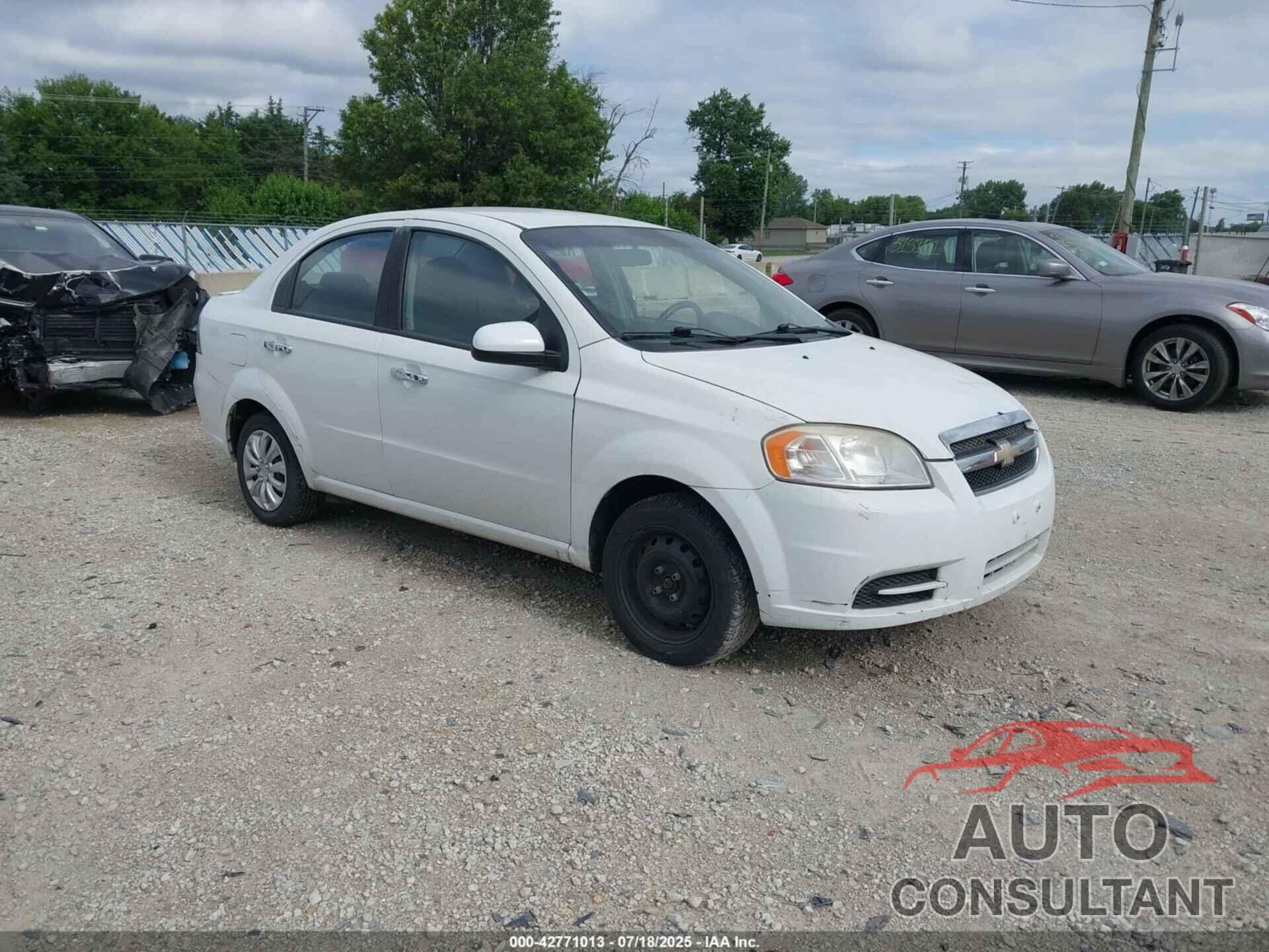 CHEVROLET AVEO 2011 - KL1TD5DE6BB255979