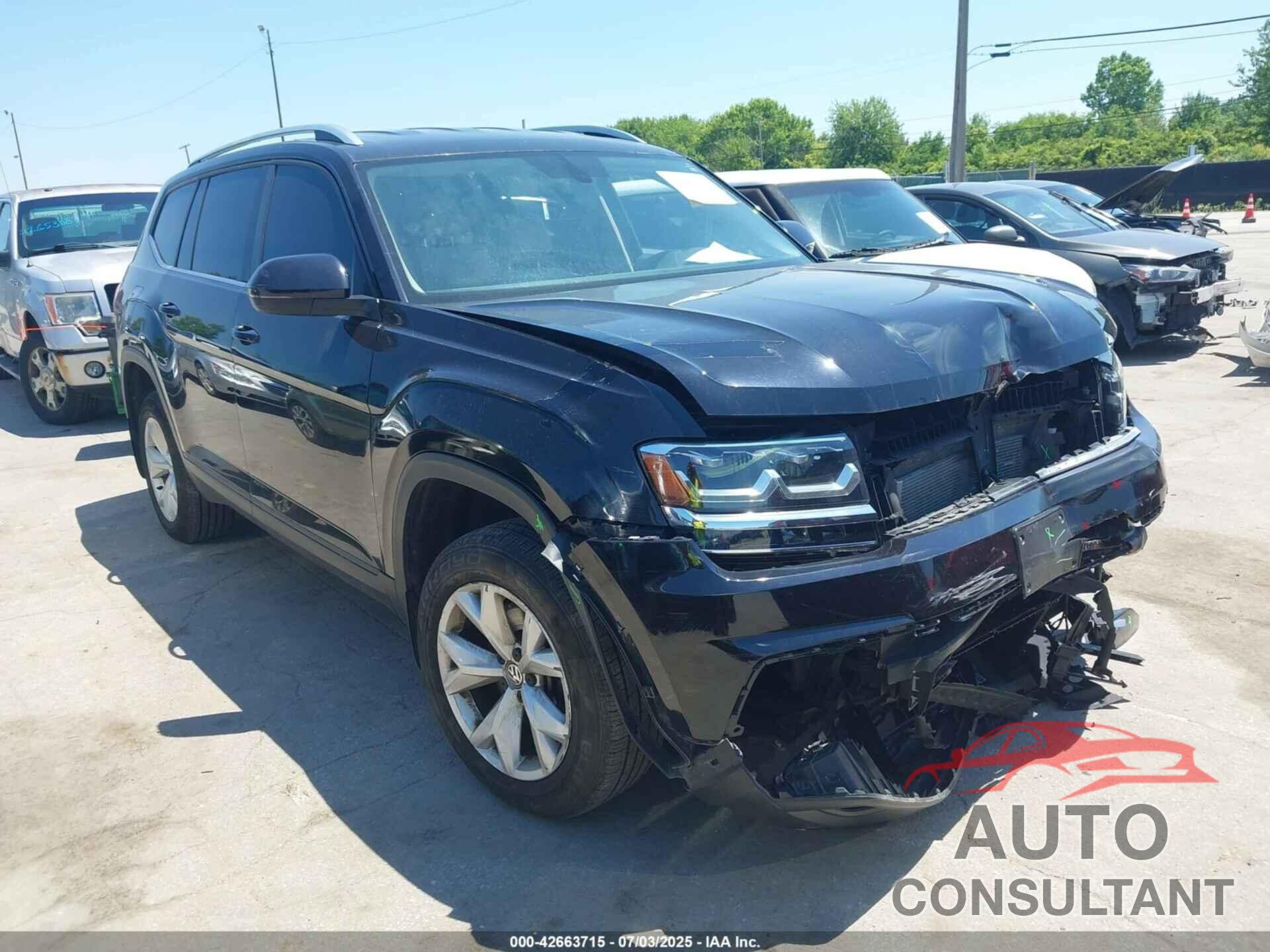 VOLKSWAGEN ATLAS 2018 - 1V2KR2CA4JC519792
