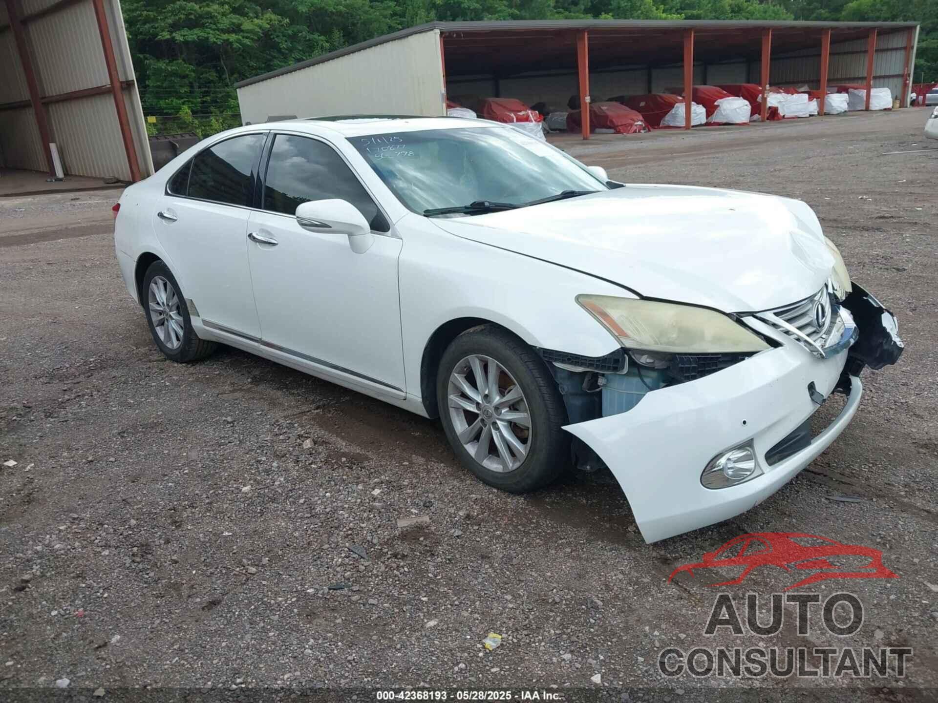 LEXUS ES 350 2012 - JTHBK1EG1C2493869