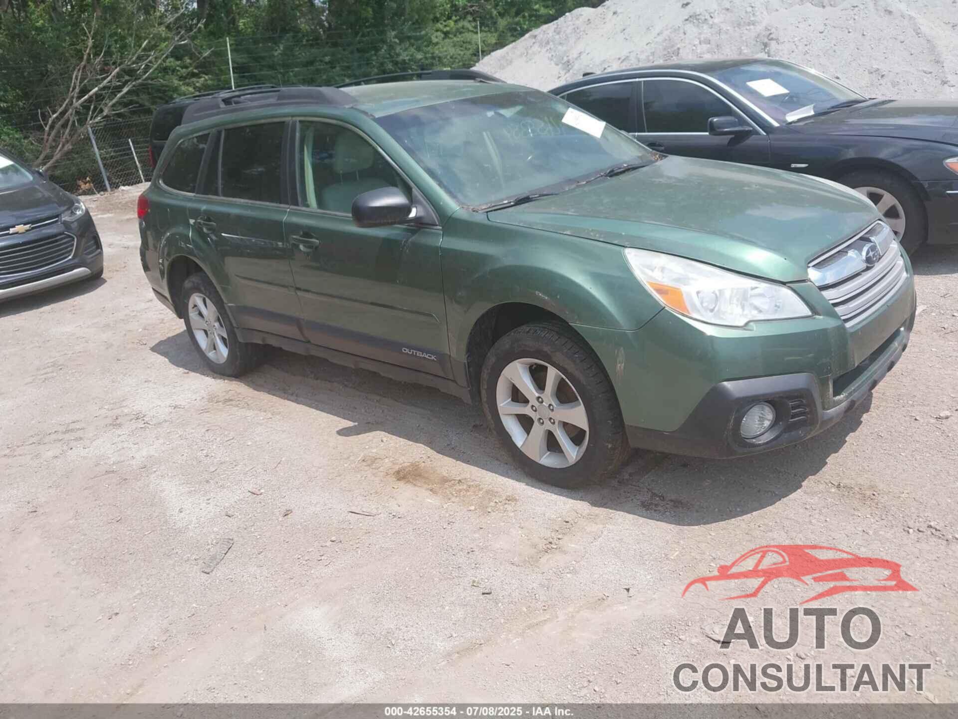 SUBARU OUTBACK 2013 - 4S4BRBCC2D3204718