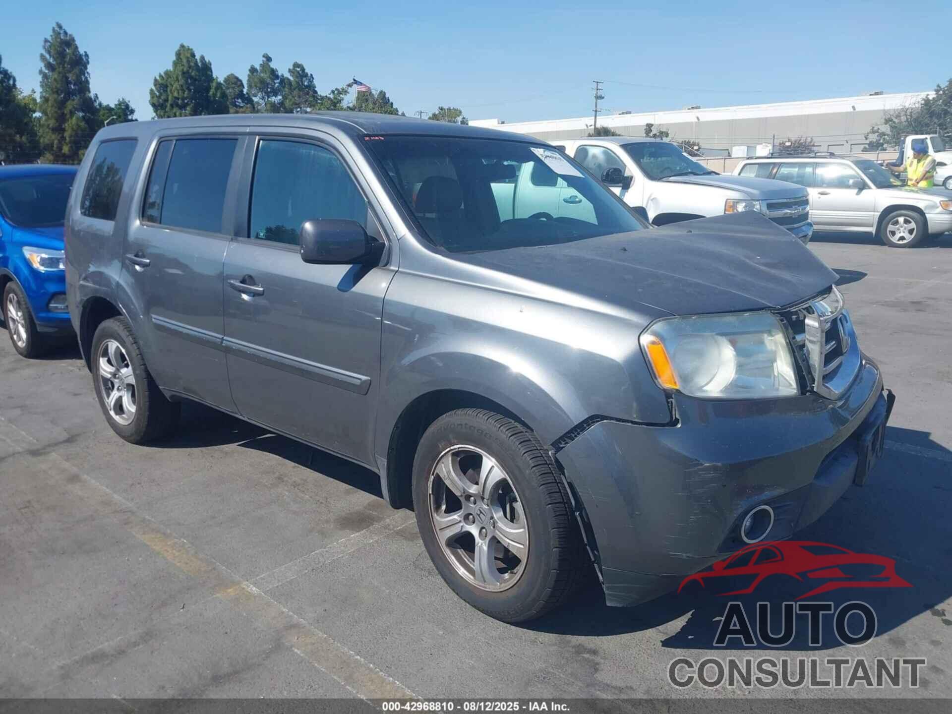 HONDA PILOT 2012 - 5FNYF4H58CB041989