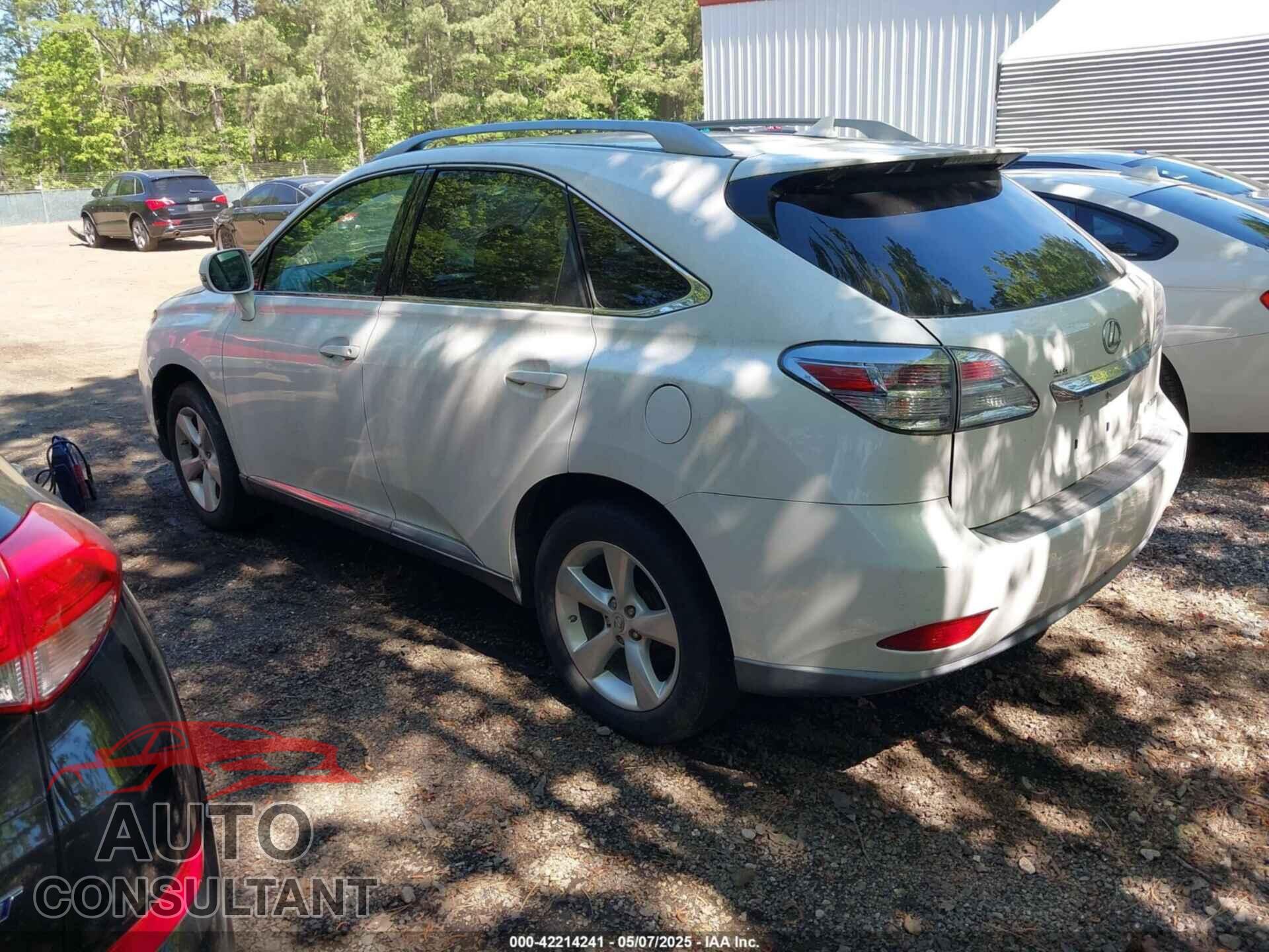 LEXUS RX 350 2011 - 2T2BK1BA2BC092747