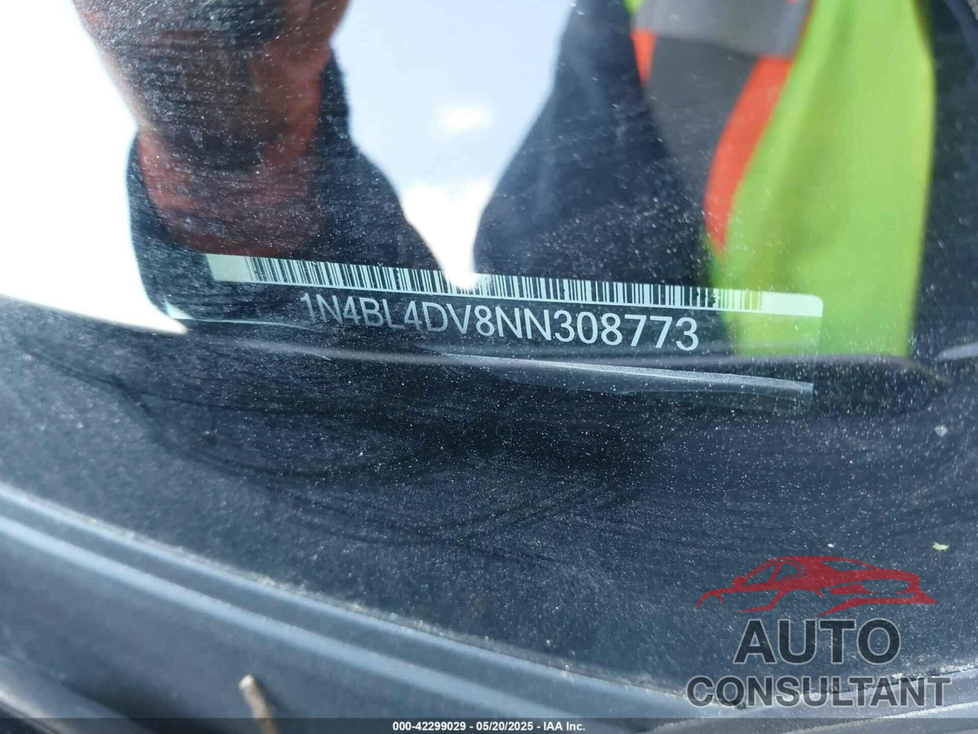 NISSAN ALTIMA 2022 - 1N4BL4DV8NN308773