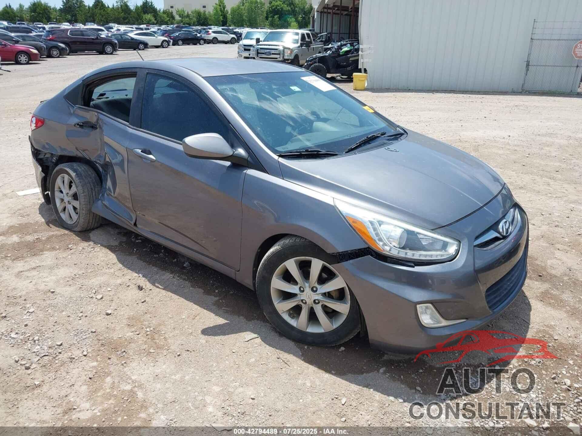 HYUNDAI ACCENT 2014 - KMHCU4AE6EU761453
