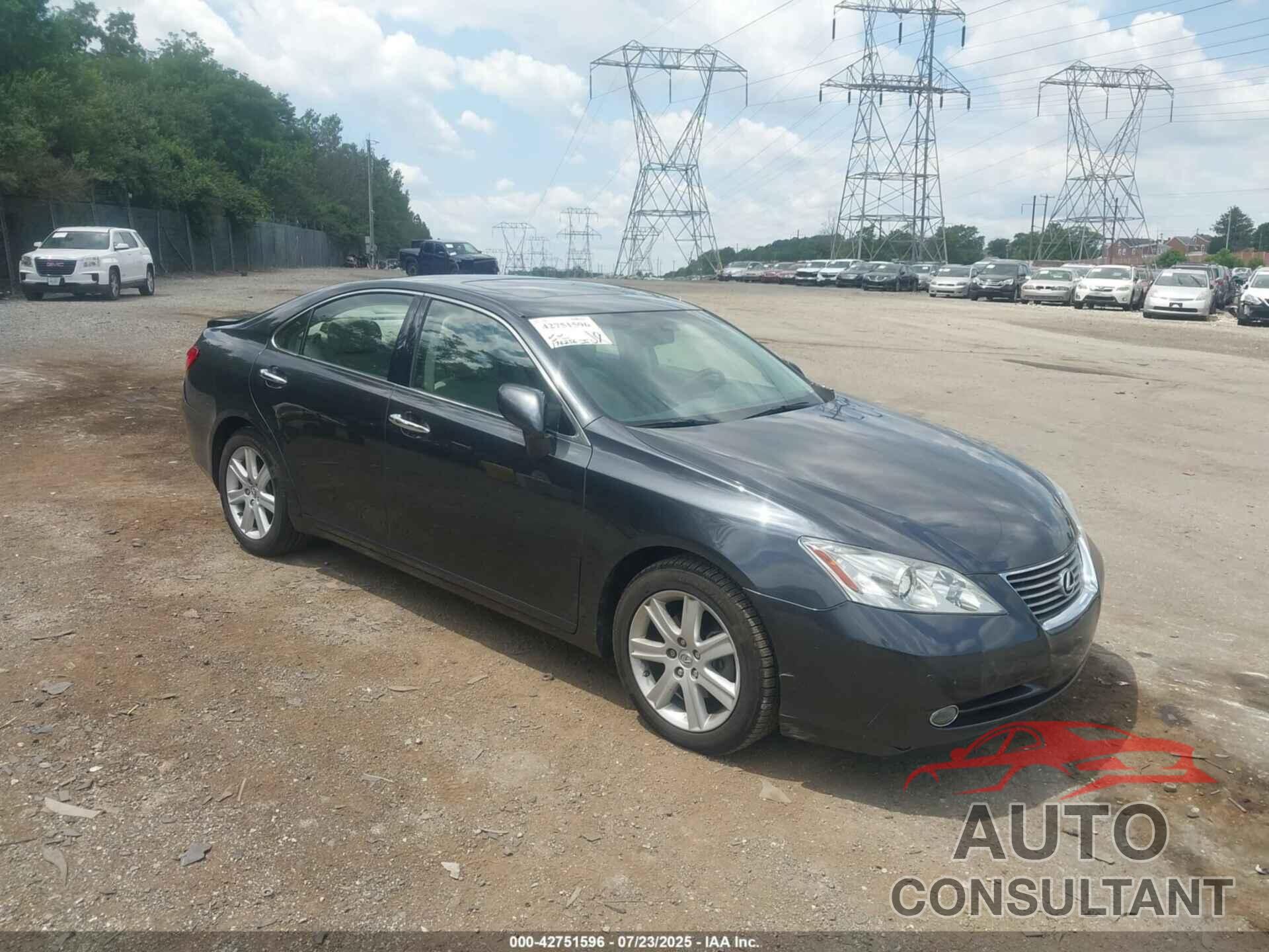 LEXUS ES 350 2009 - JTHBJ46G892297780