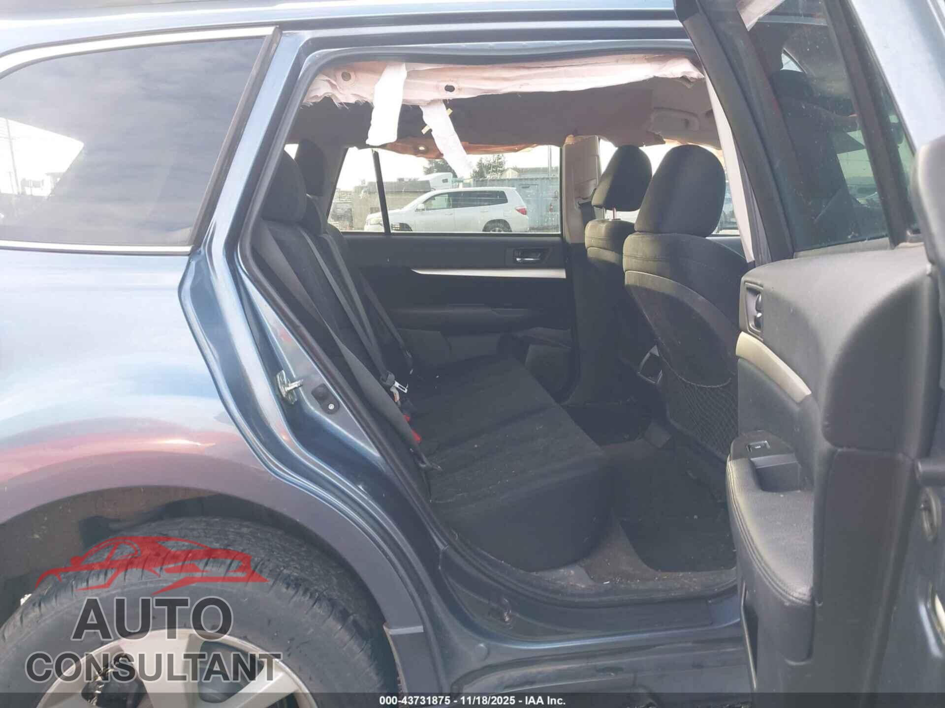 SUBARU OUTBACK 2013 - 4S4BRBCCXD3312200