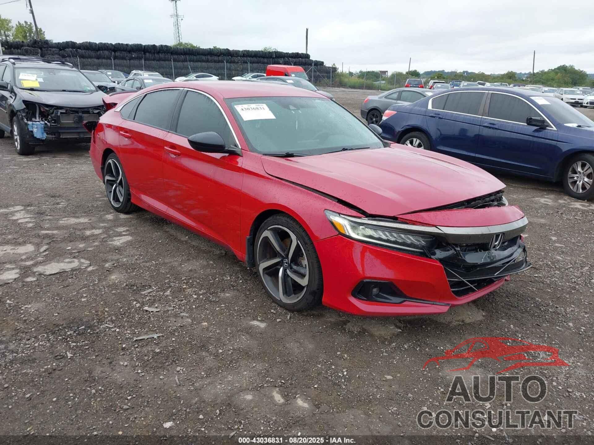 HONDA ACCORD 2022 - 1HGCV1F47NA039167