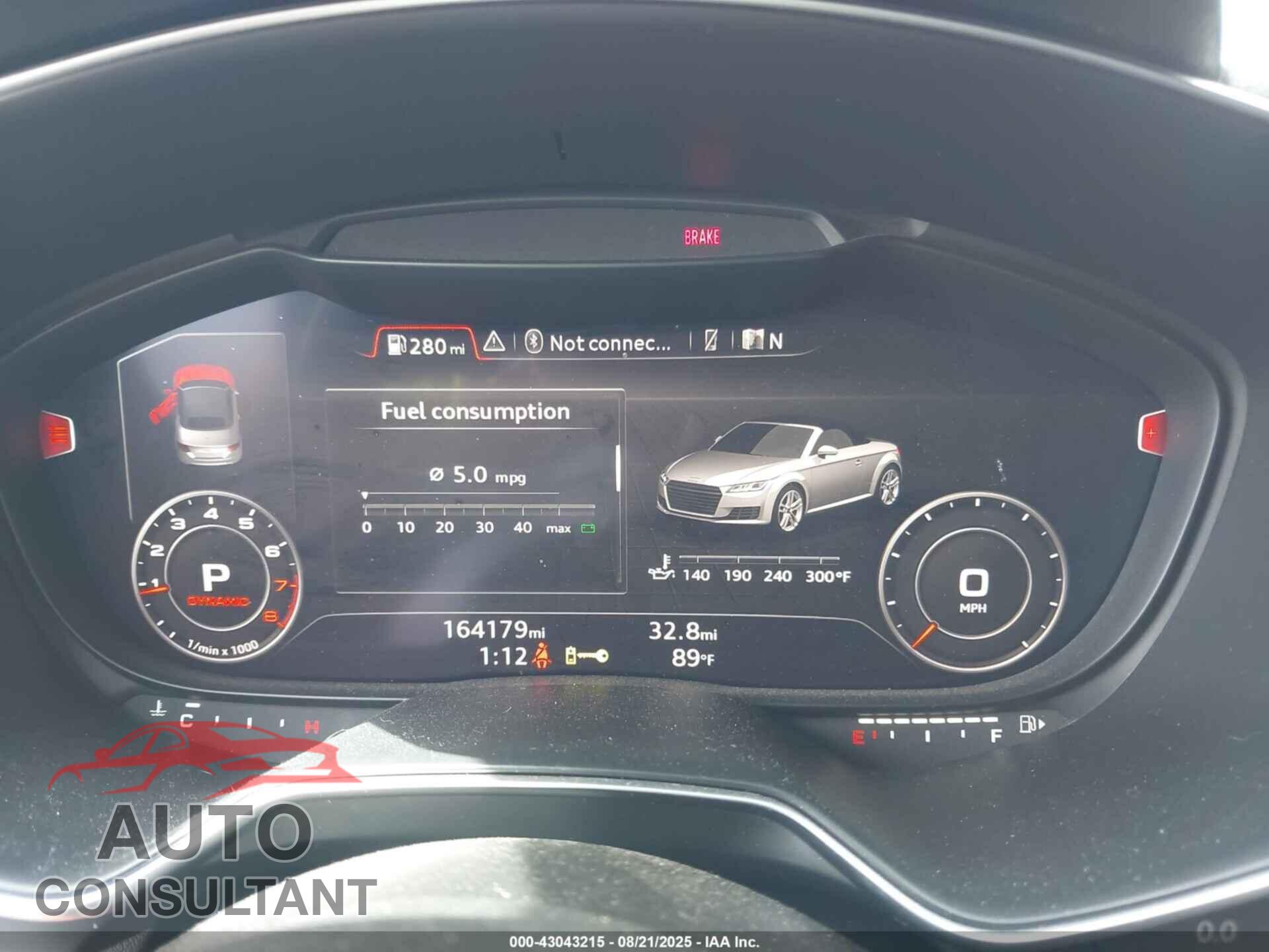 AUDI TT 2016 - TRUT5CFV2G1012423