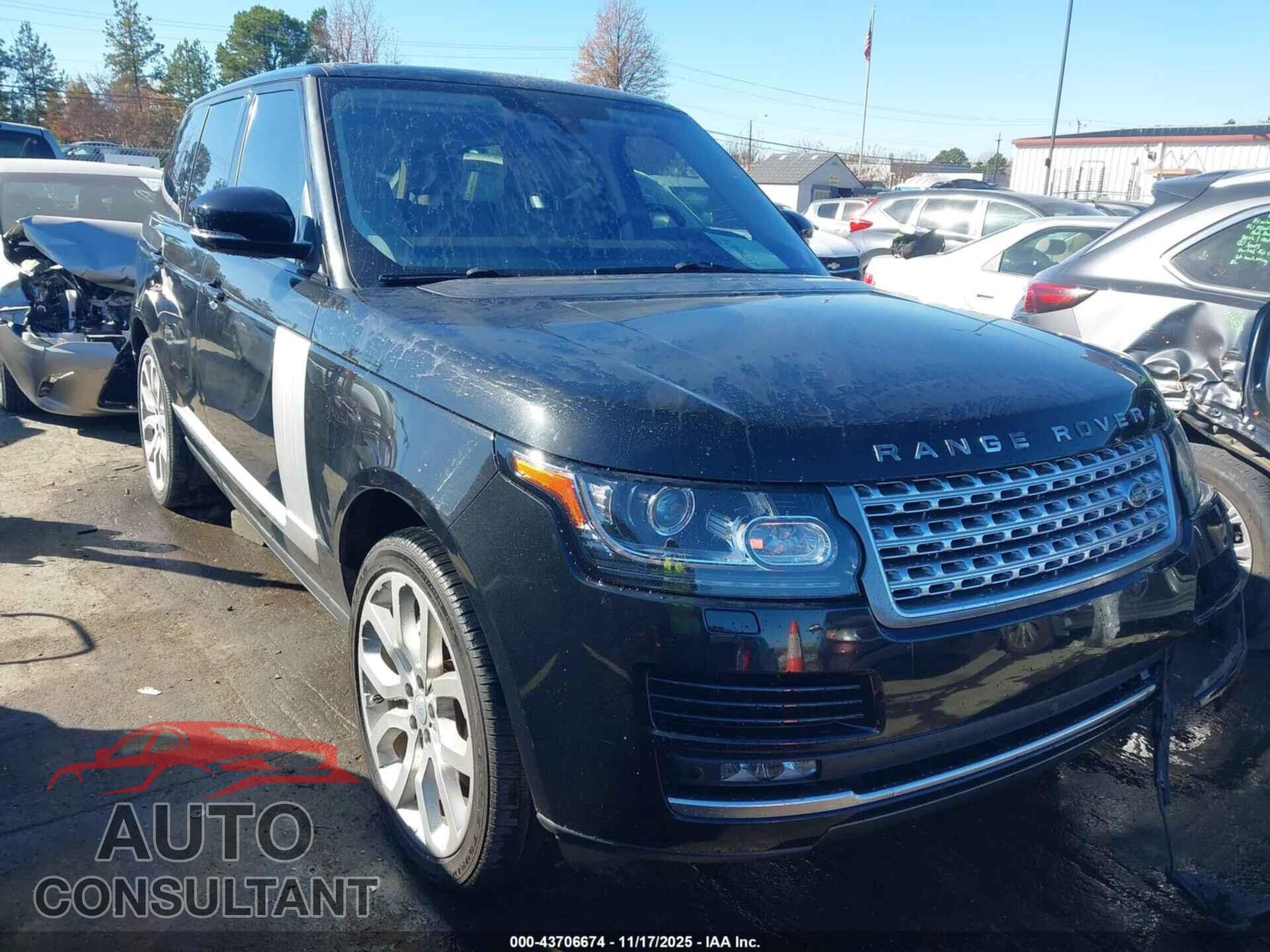 LAND ROVER RANGE ROVER 2016 - SALGS2PF1GA287733
