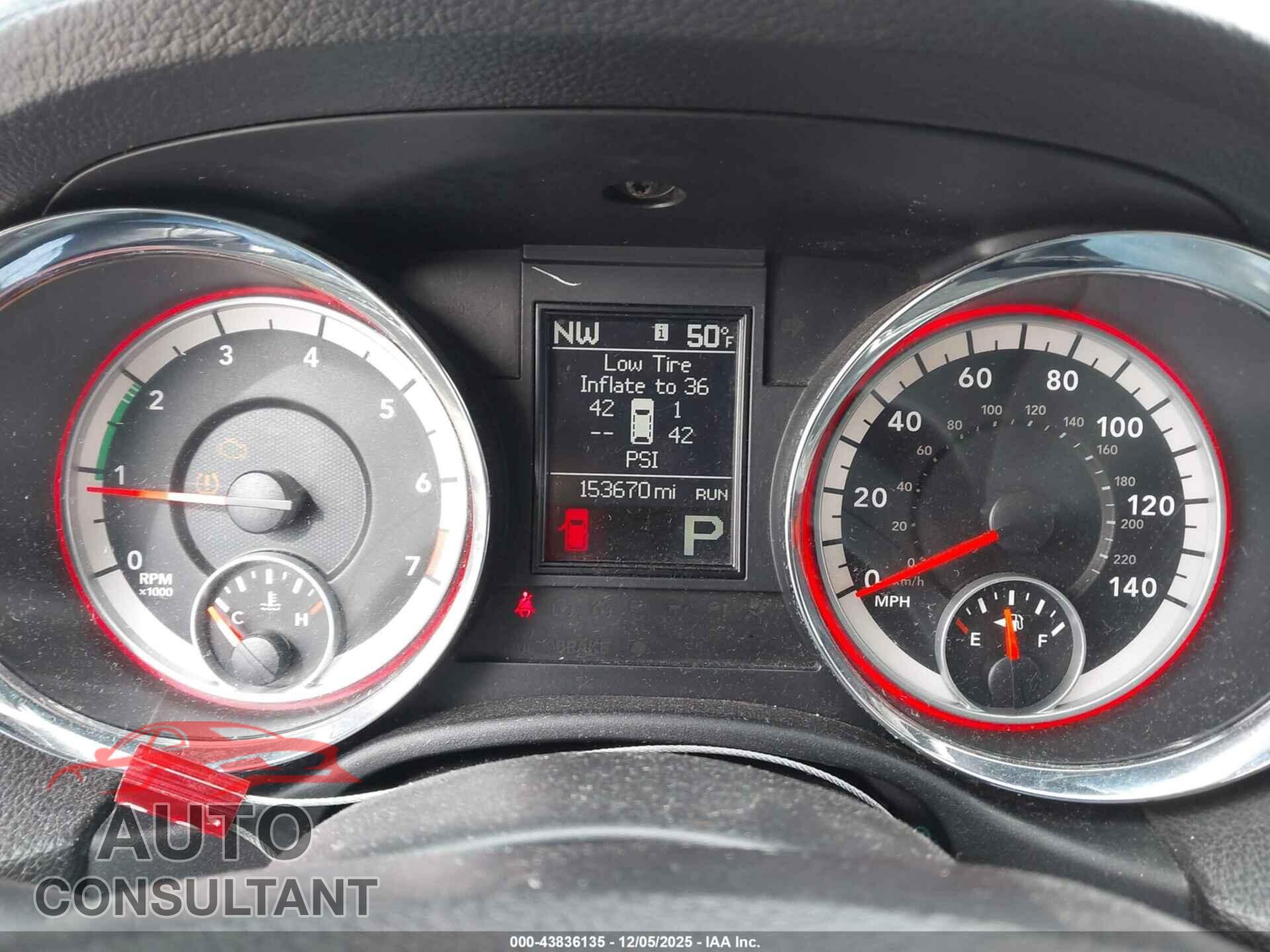 DODGE DURANGO 2013 - 1C4RDHDG5DC665689