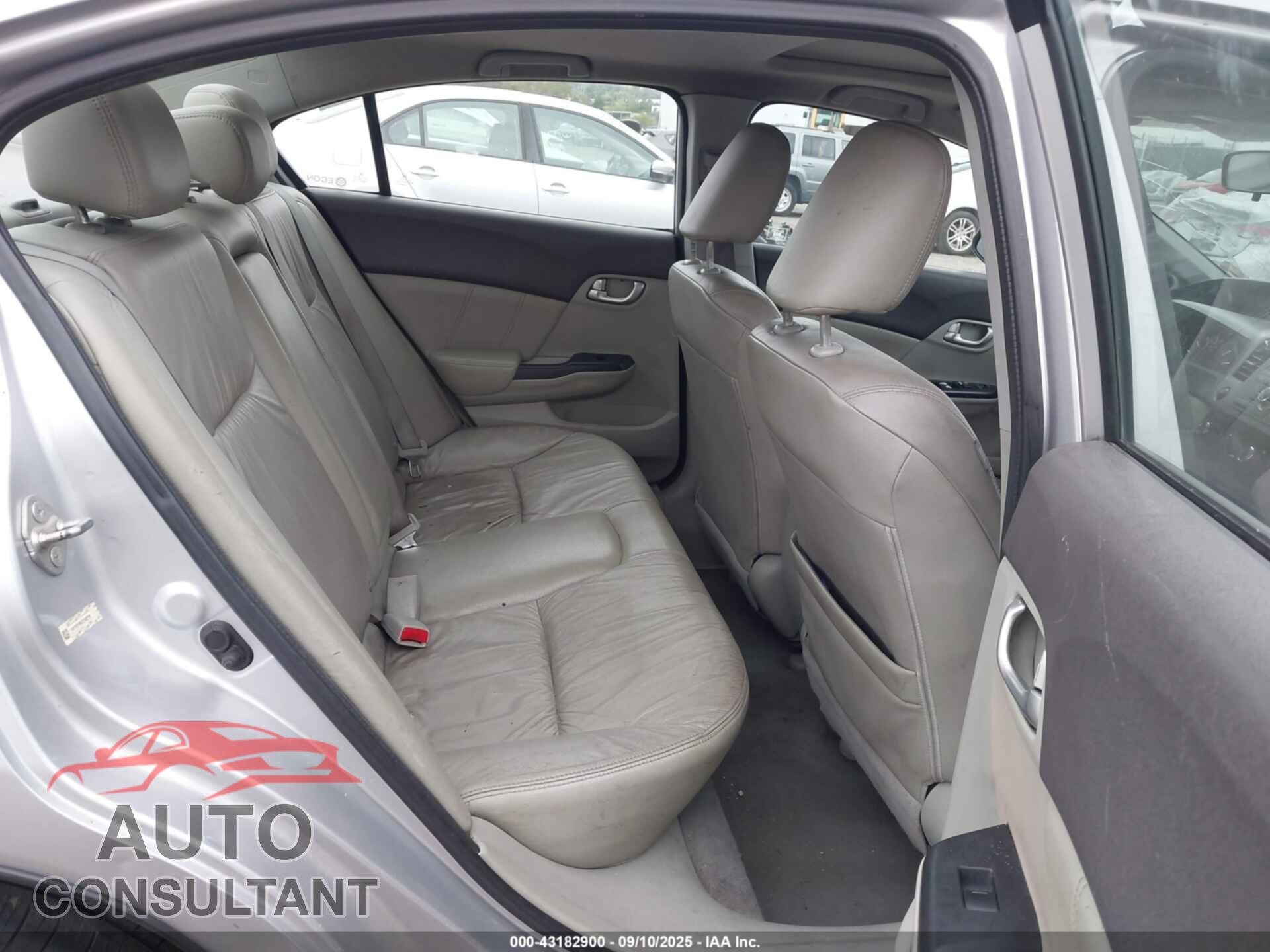 HONDA CIVIC 2012 - 19XFB2F96CE343218
