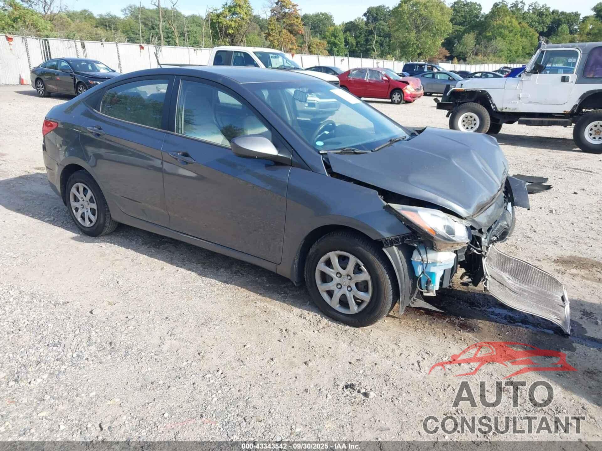 HYUNDAI ACCENT 2012 - KMHCT4AE8CU160917