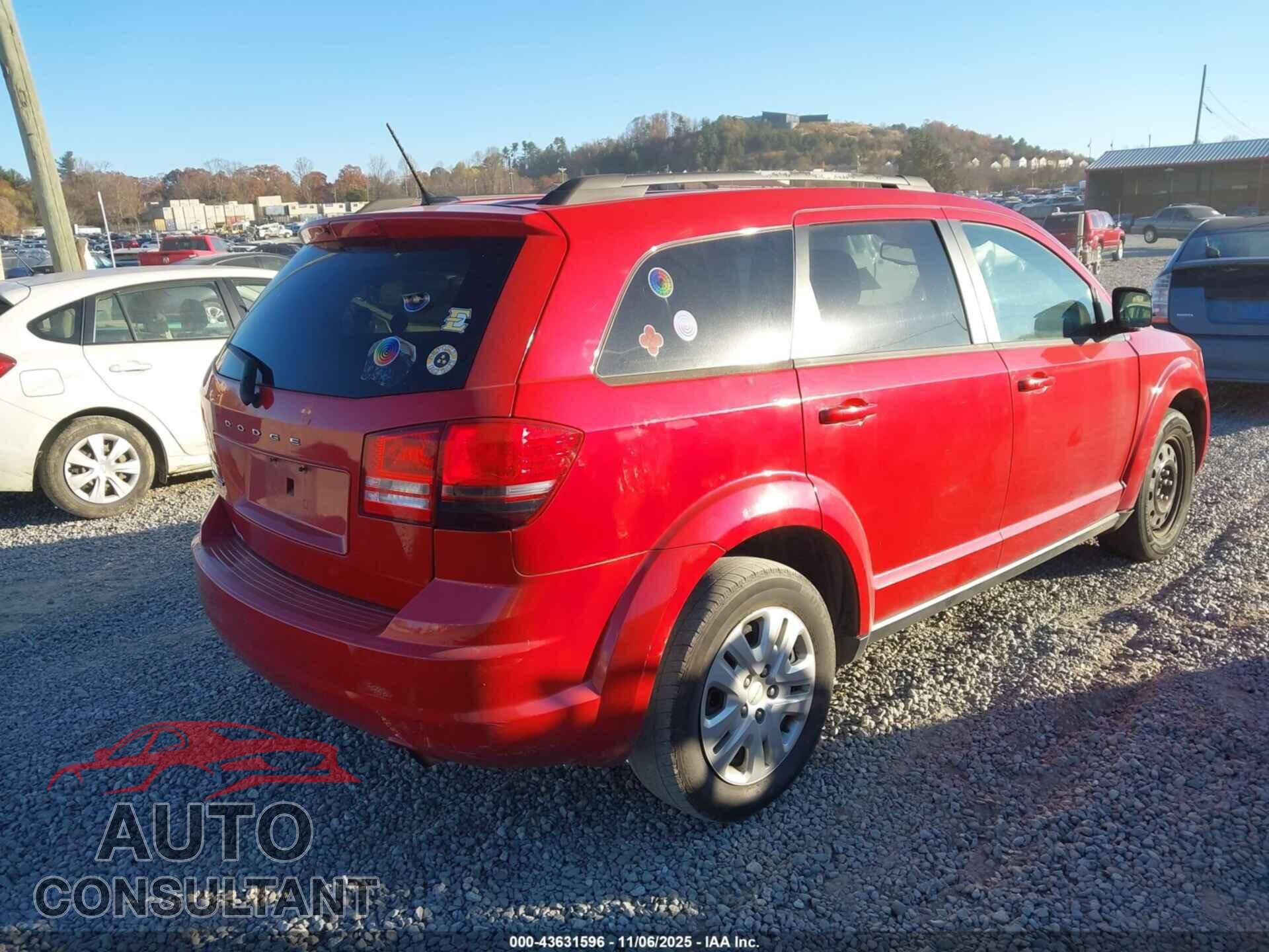 DODGE JOURNEY 2017 - 3C4PDCAB2HT683936