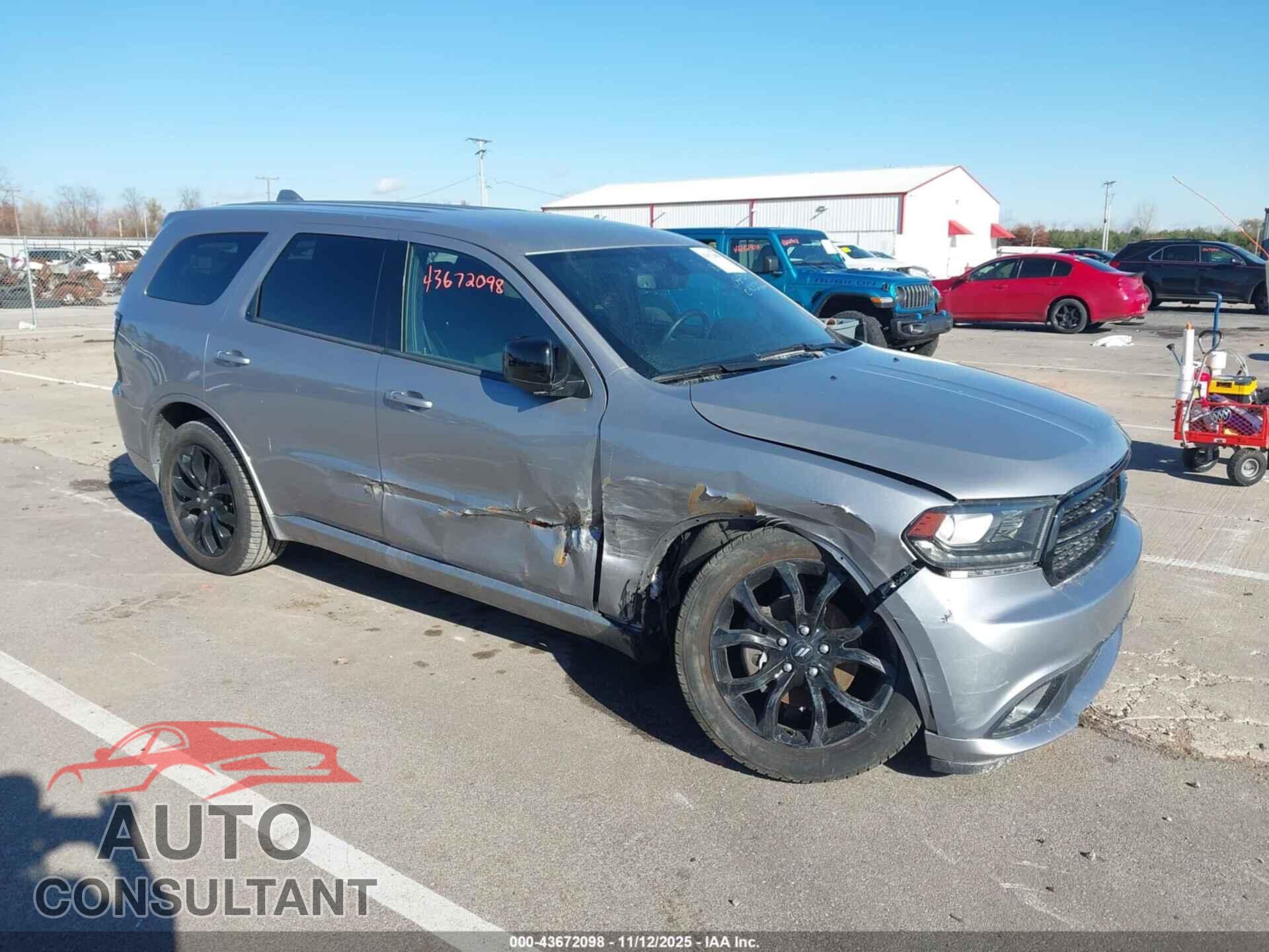 DODGE DURANGO 2019 - 1C4RDJAGXKC848191