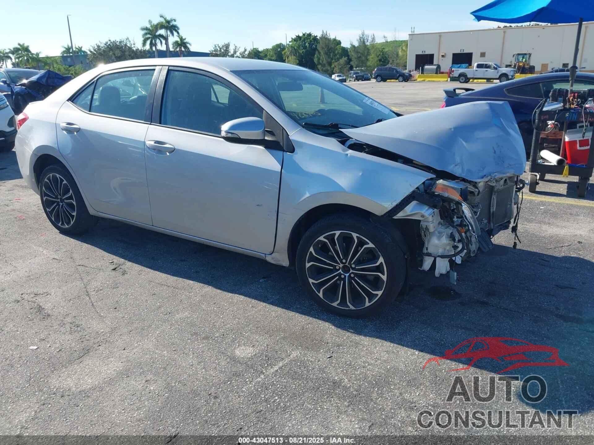 TOYOTA COROLLA 2016 - 5YFBURHE8GP509500