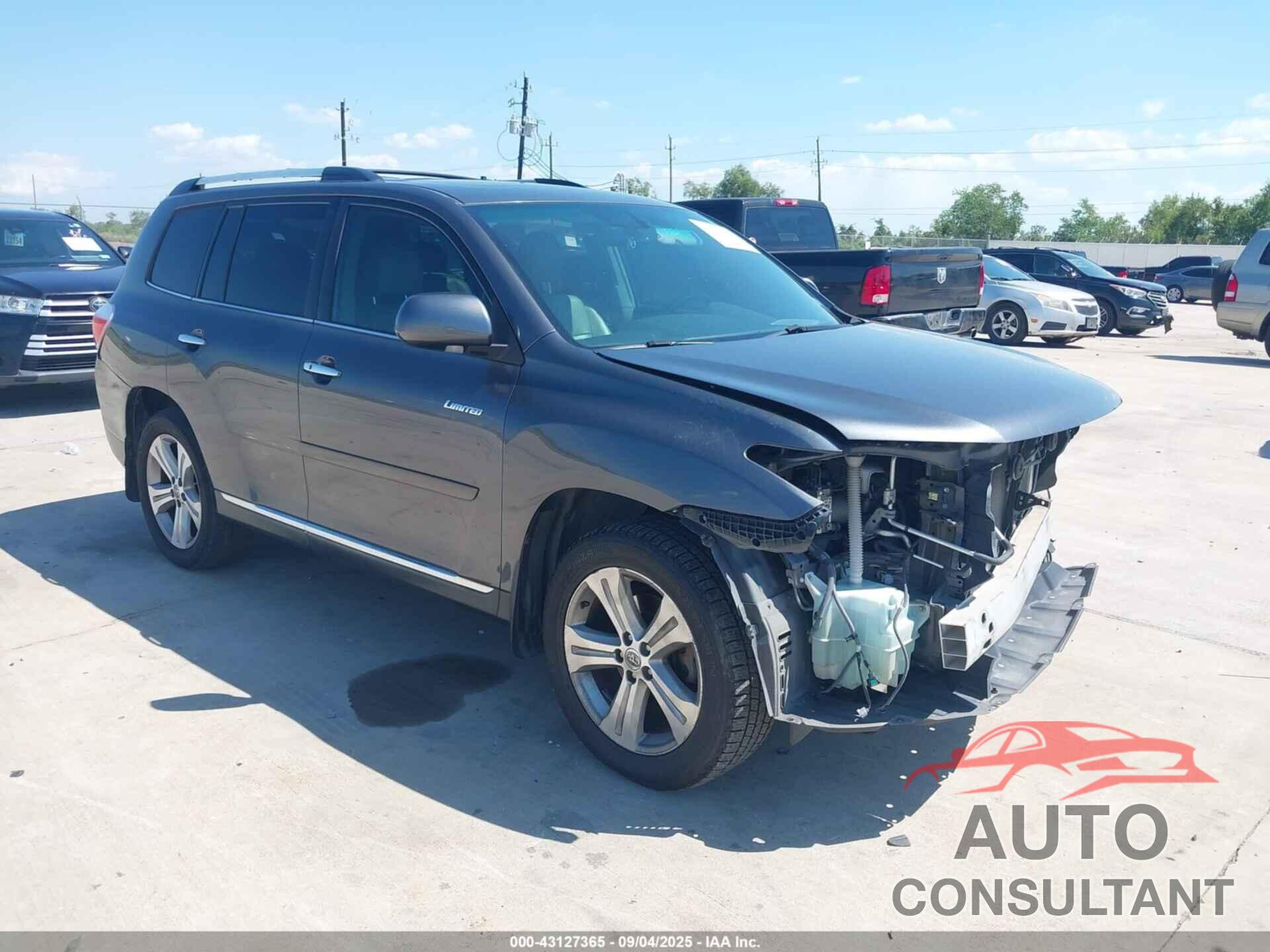 TOYOTA HIGHLANDER 2013 - 5TDDK3EH9DS232420