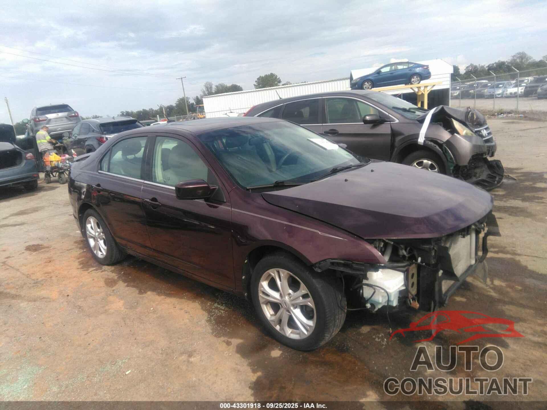 FORD FUSION 2012 - 3FAHP0HAXCR227881