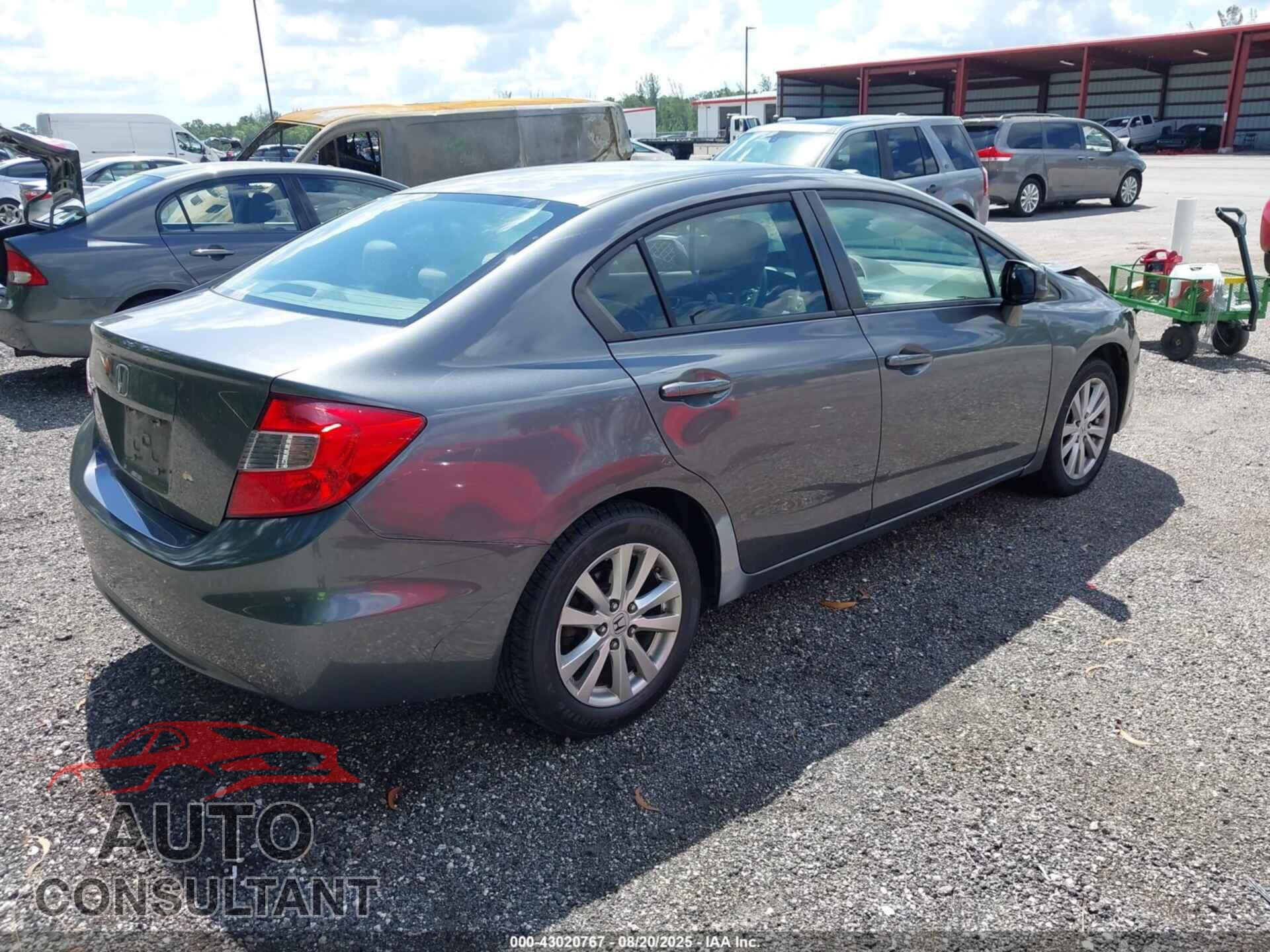 HONDA CIVIC 2012 - 19XFB2F86CE005390