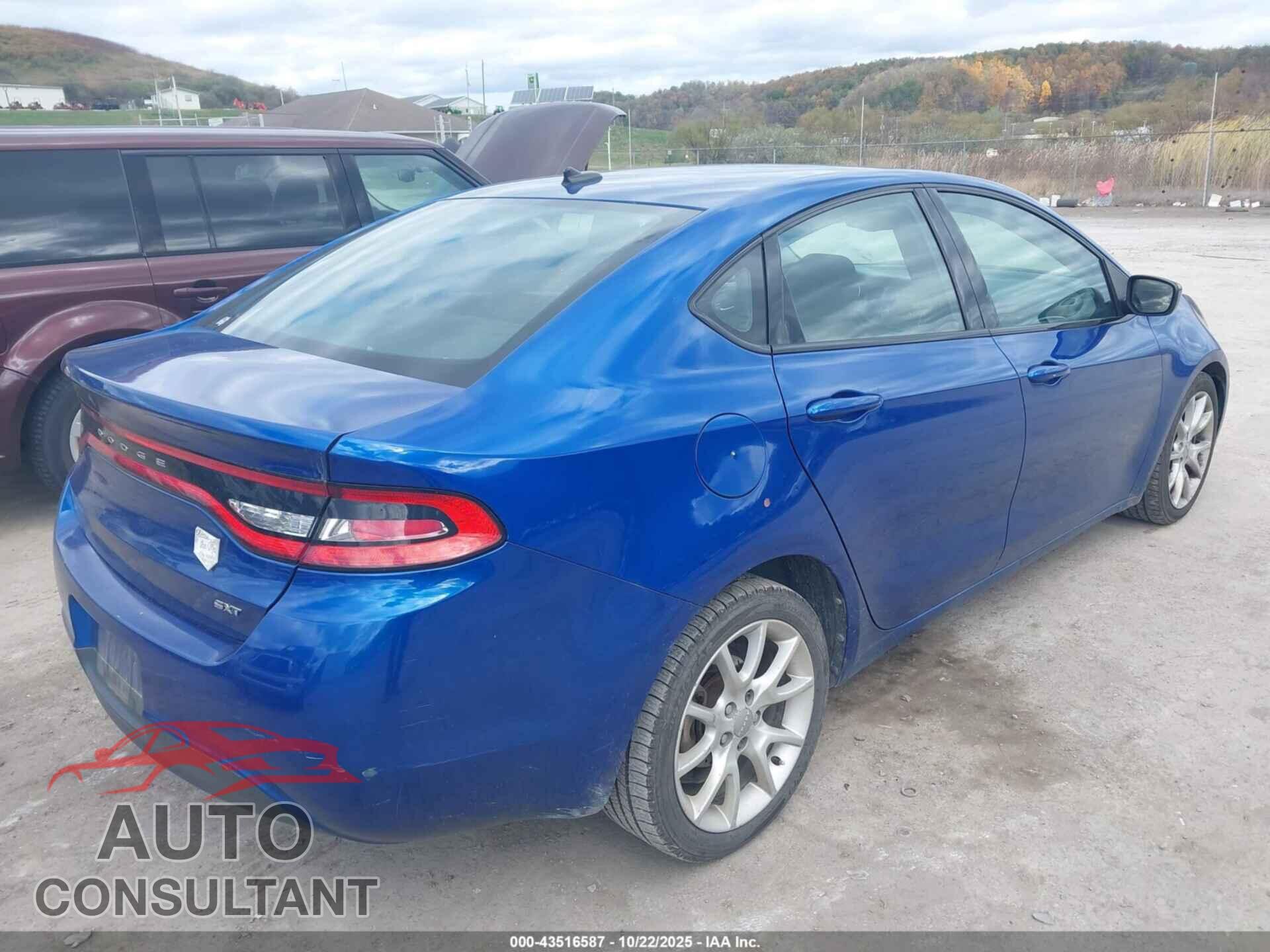 DODGE DART 2013 - 1C3CDFBA3DD184783