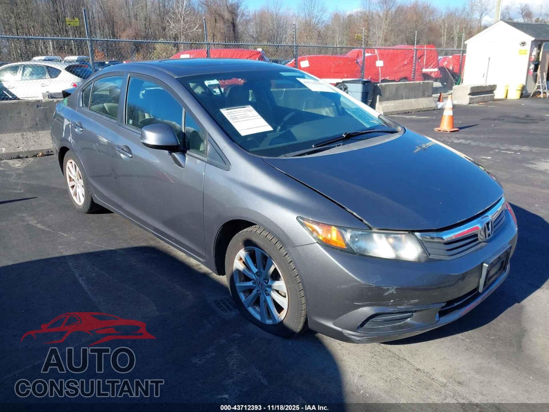 HONDA CIVIC 2012 - 19XFB2F81CE318377