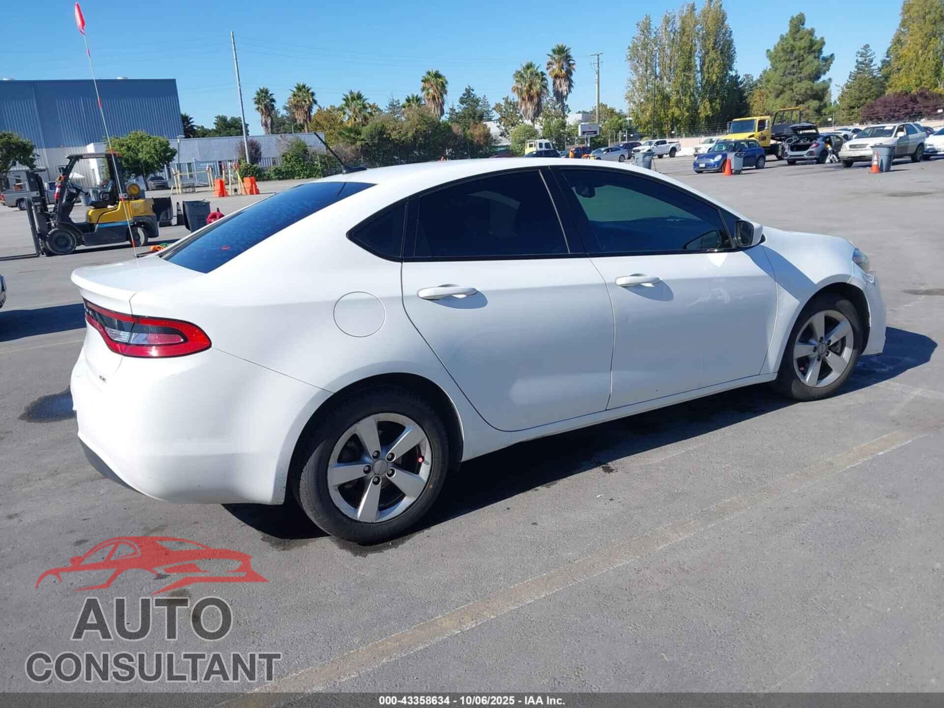 DODGE DART 2015 - 1C3CDFBB7FD404714