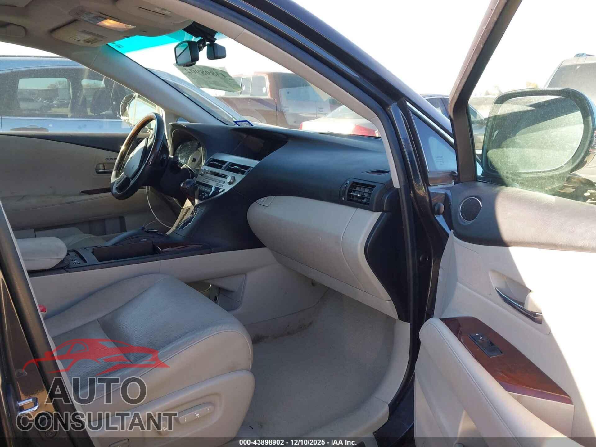 LEXUS RX 350 2011 - 2T2ZK1BA7BC063615