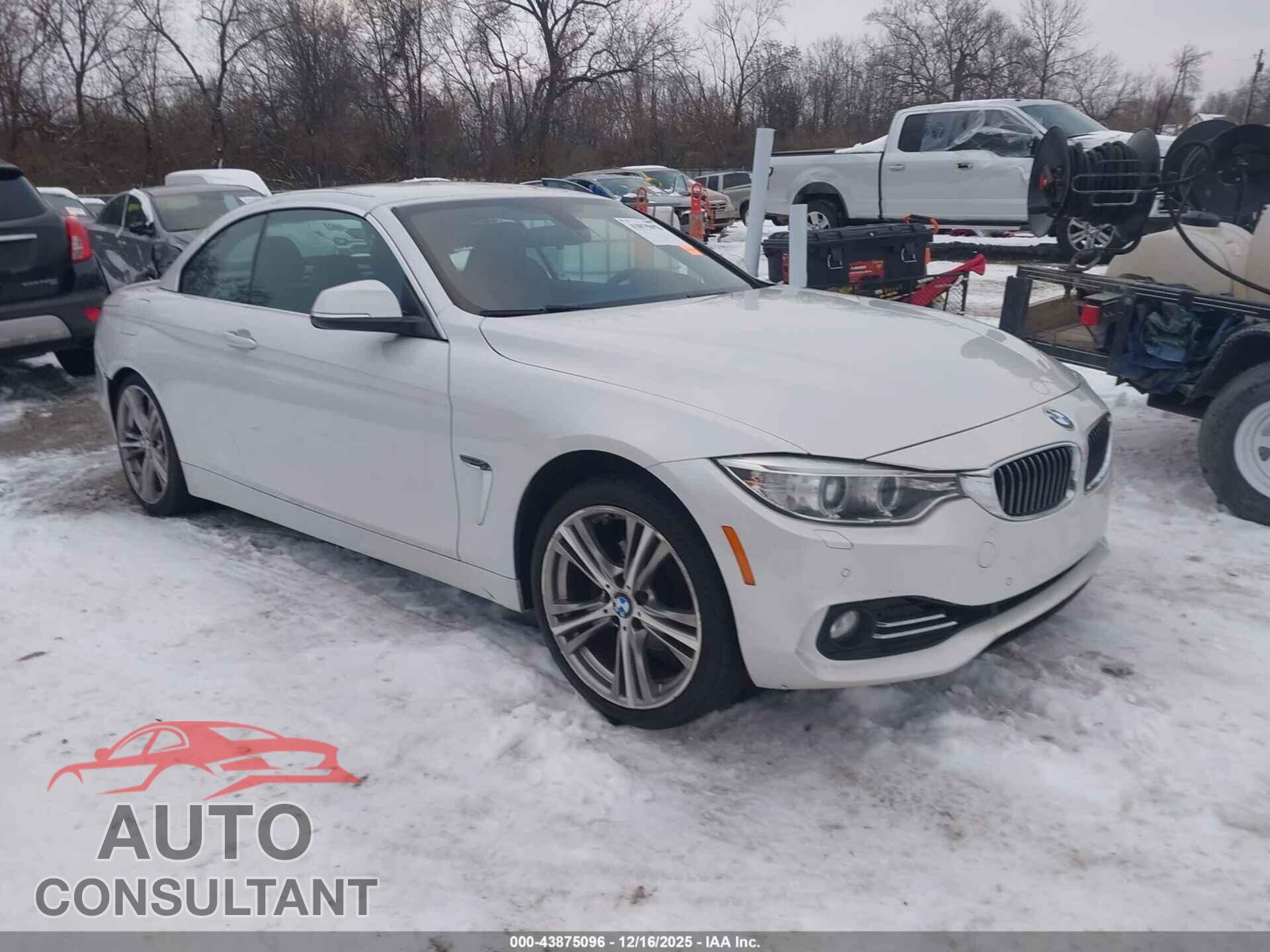 BMW 430I 2017 - WBA4U9C50H5D44203