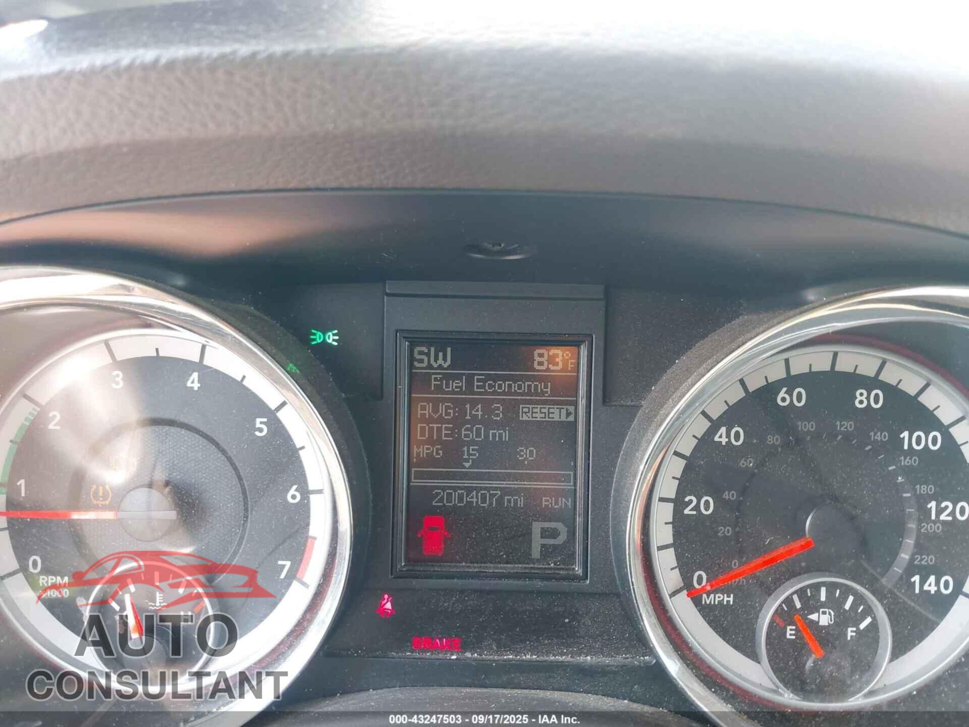 DODGE DURANGO 2013 - 1C4RDJAG8DC572242