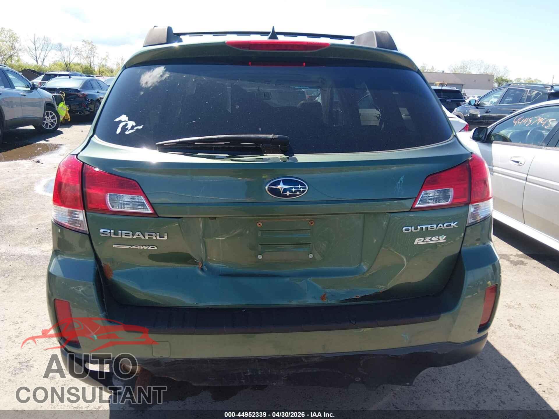SUBARU OUTBACK 2011 - 4S4BRBLC2B3333863
