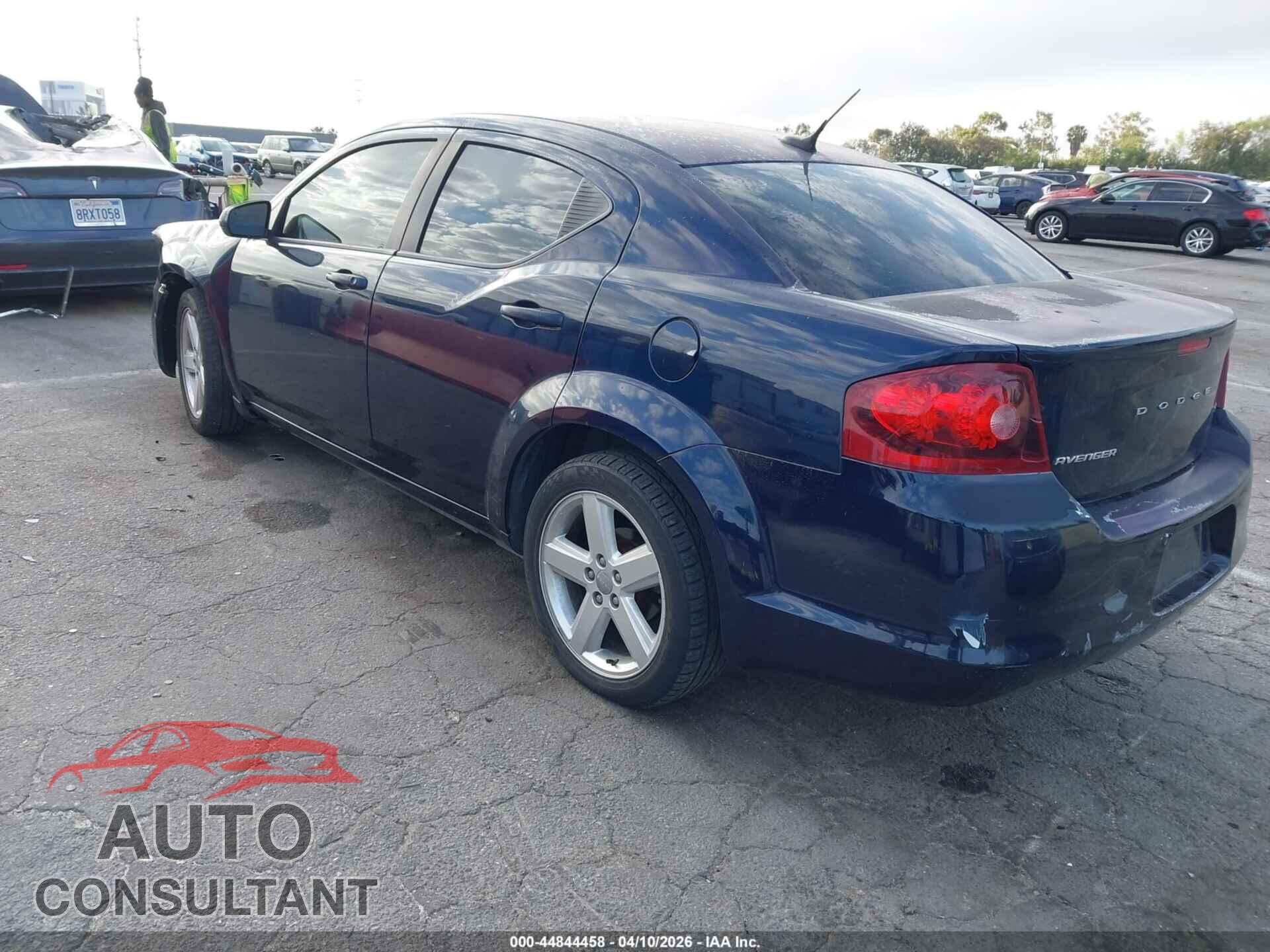 DODGE AVENGER 2013 - 1C3CDZCB1DN707057