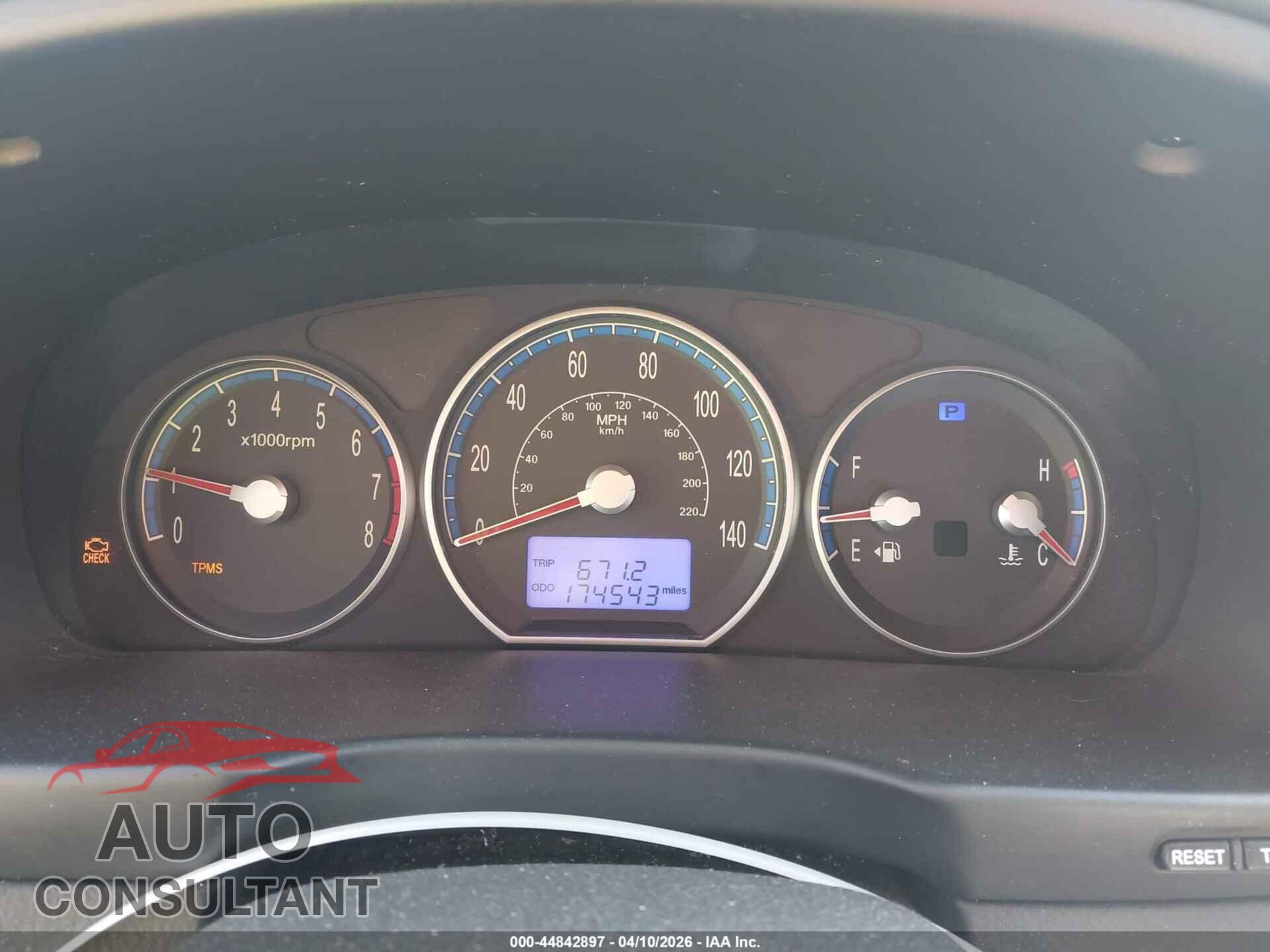 HYUNDAI SANTA FE 2009 - 5NMSG73D29H297703