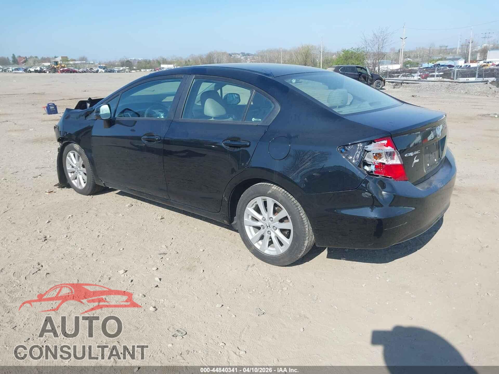 HONDA CIVIC 2012 - 19XFB2F84CE324237