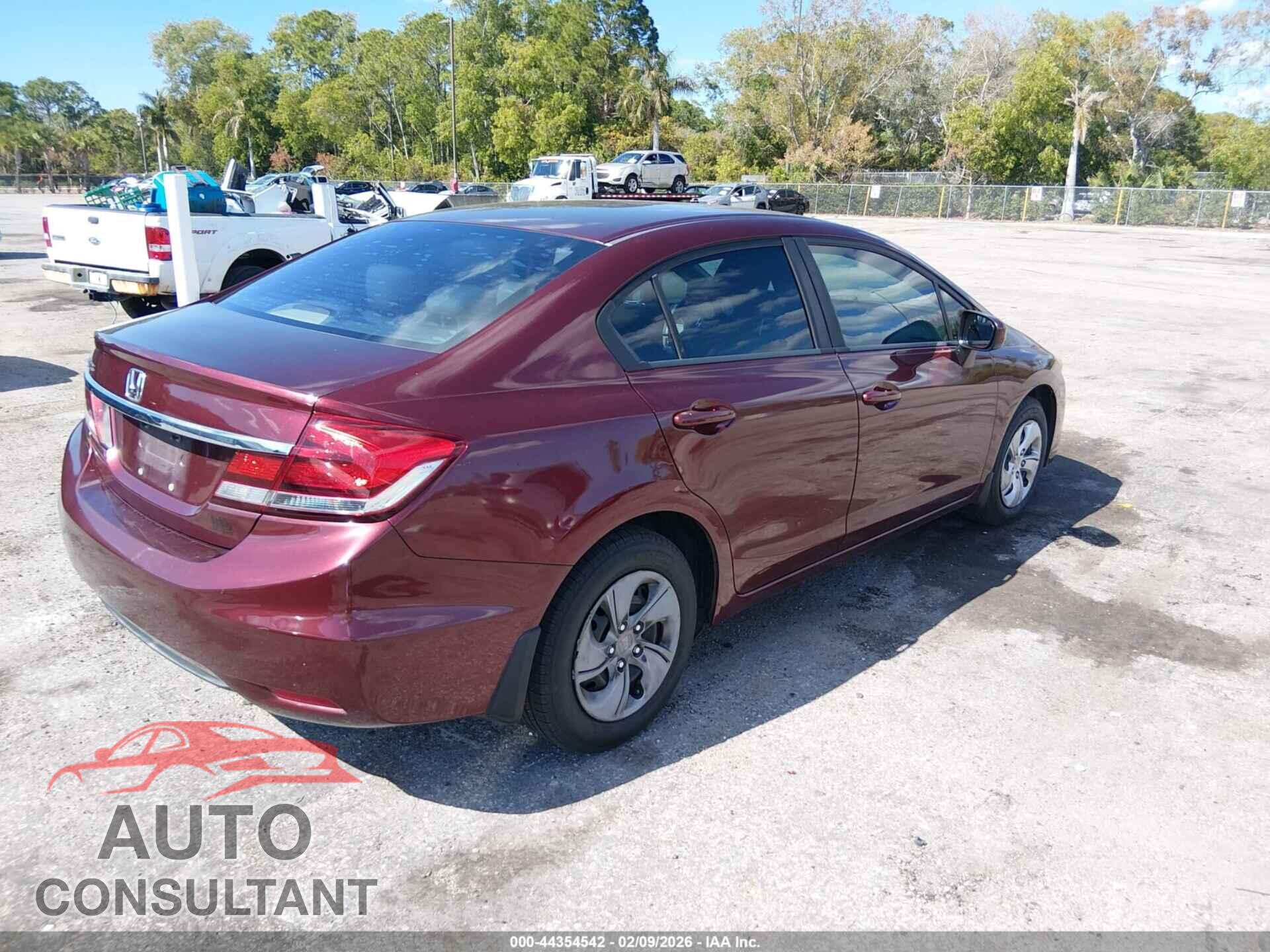 HONDA CIVIC 2014 - 19XFB2F53EE070643
