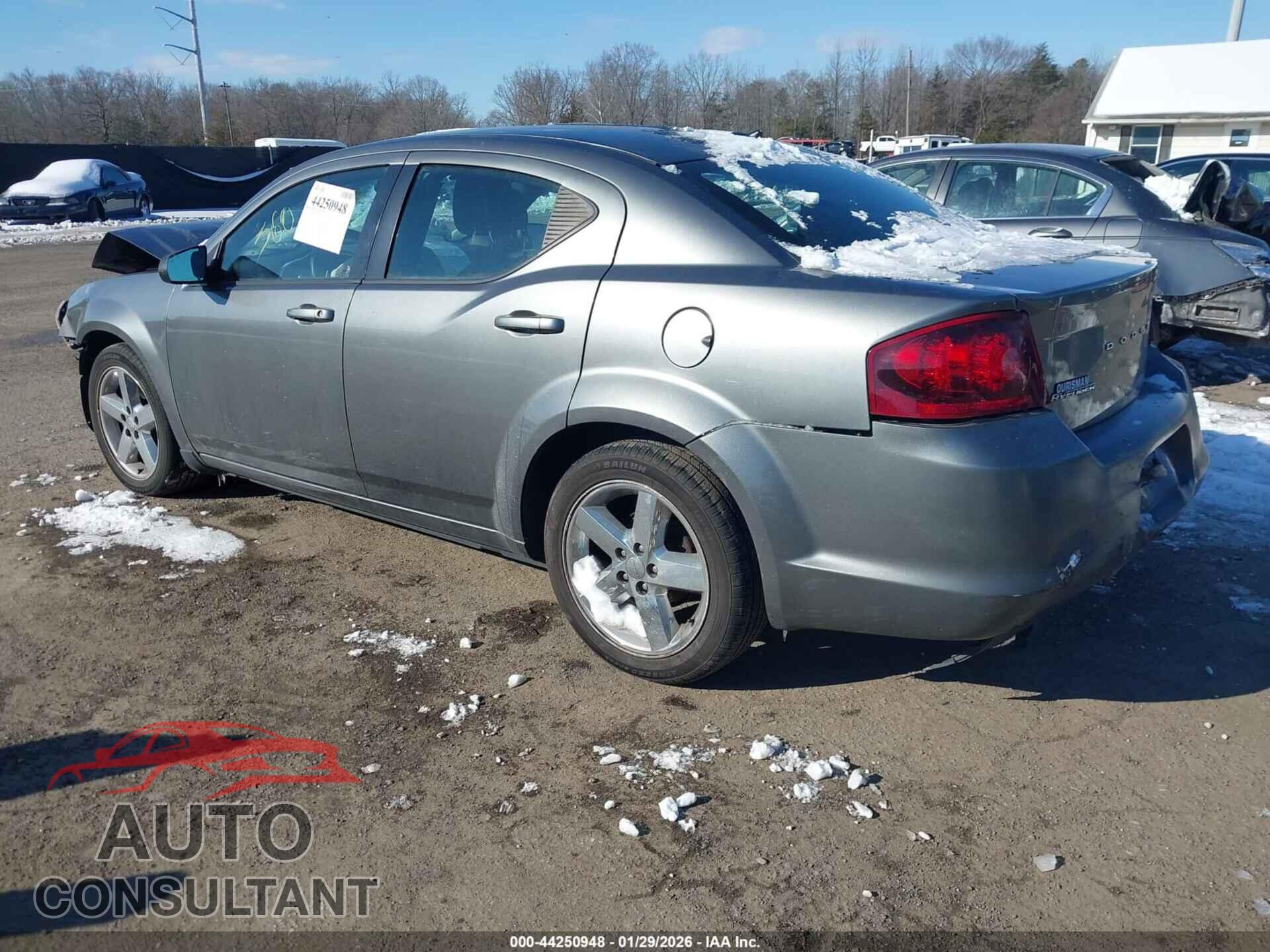 DODGE AVENGER 2012 - 1C3CDZAB2CN247070