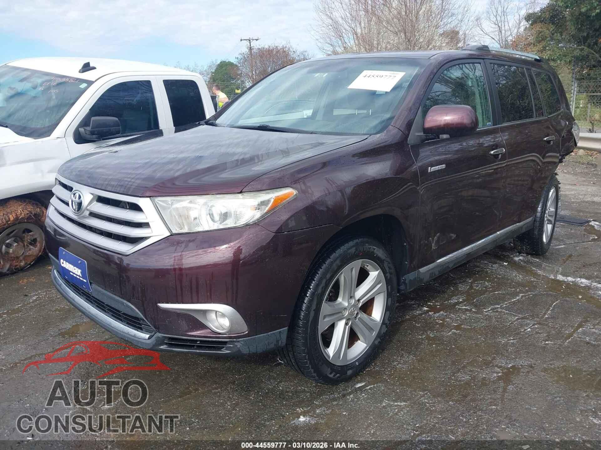 TOYOTA HIGHLANDER 2013 - 5TDDK3EH8DS211770