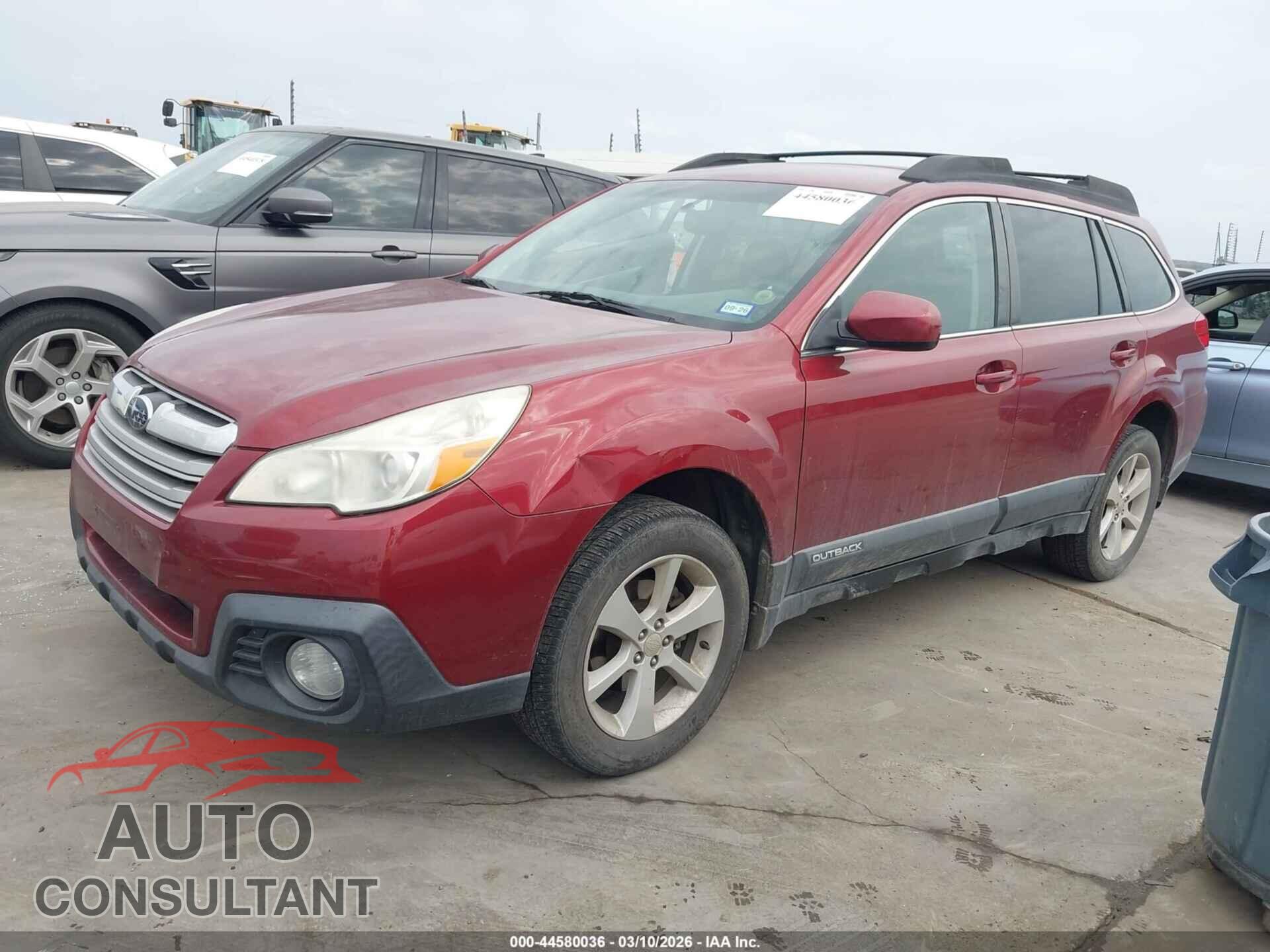 SUBARU OUTBACK 2014 - 4S4BRBCC7E3295552
