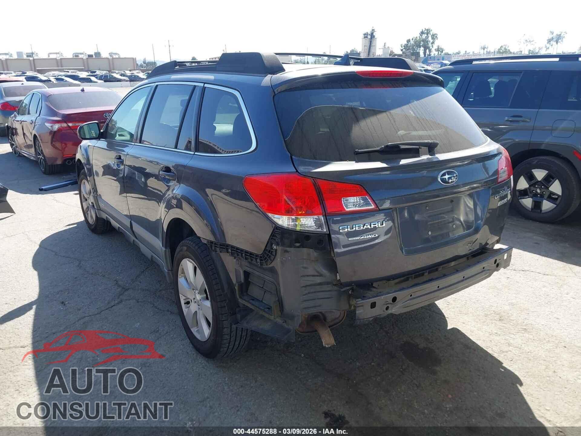 SUBARU OUTBACK 2011 - 4S4BRBFC8B3346659