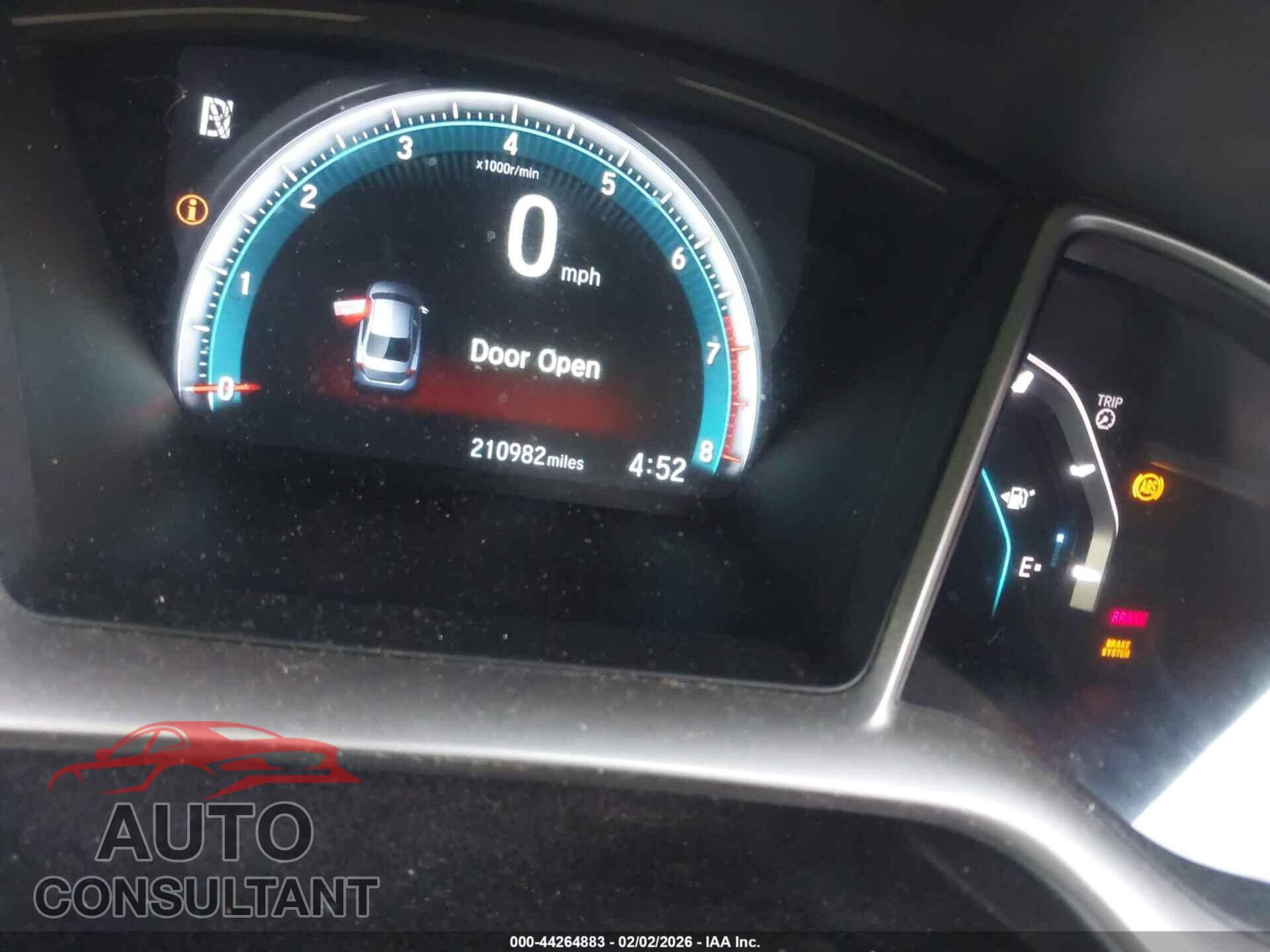 HONDA CIVIC 2017 - 19XFC2F78HE028732