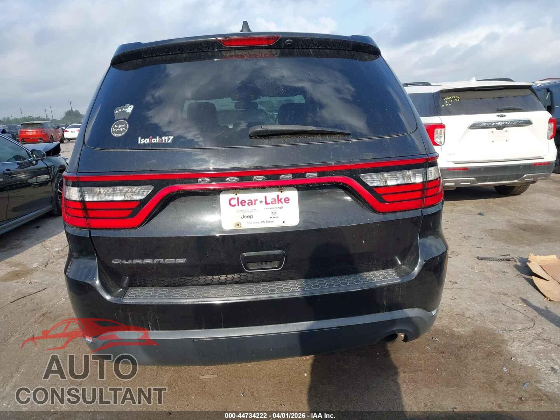 DODGE DURANGO 2015 - 1C4RDHAG2FC163181