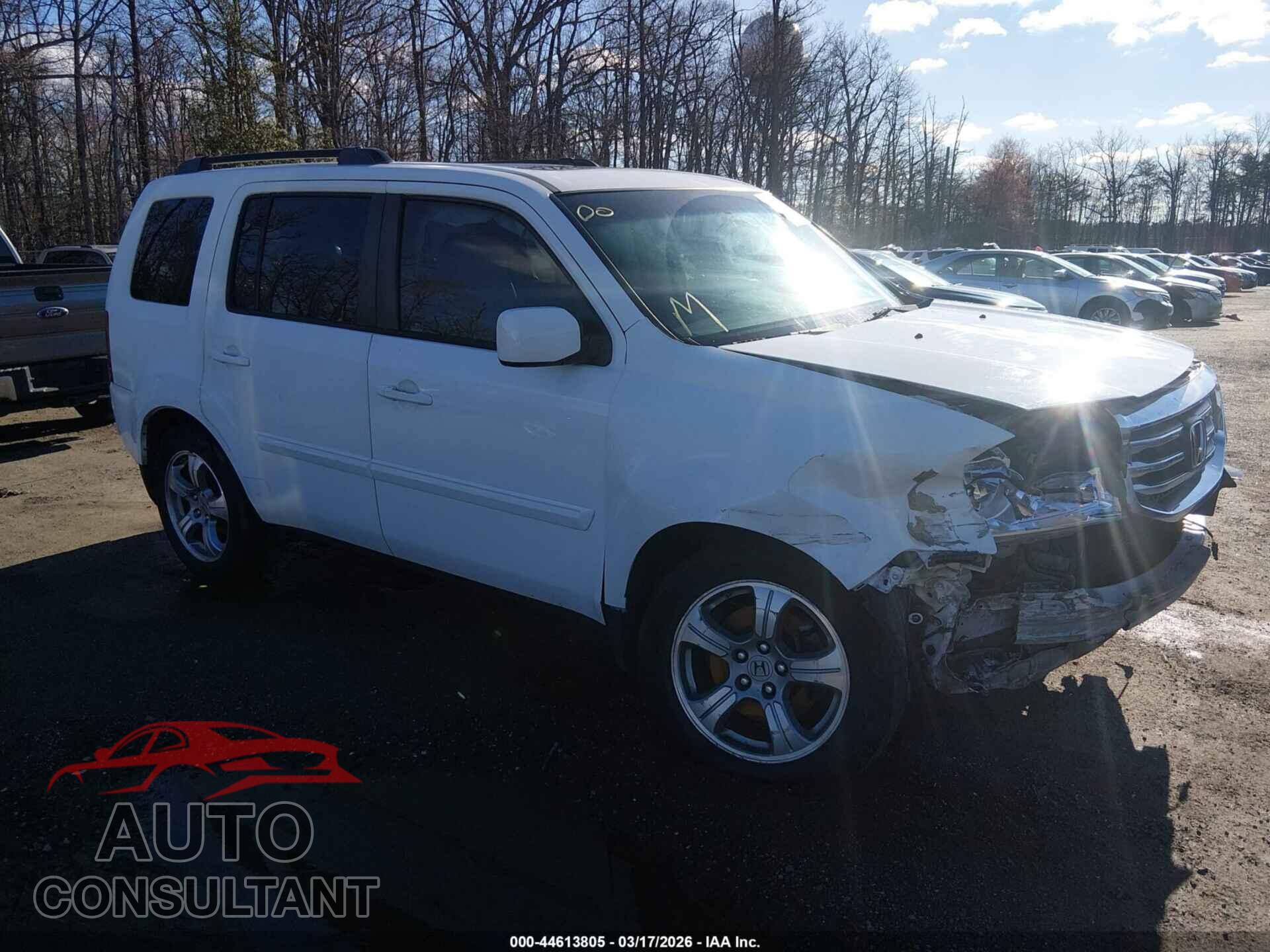 HONDA PILOT 2012 - 5FNYF3H5XCB028610