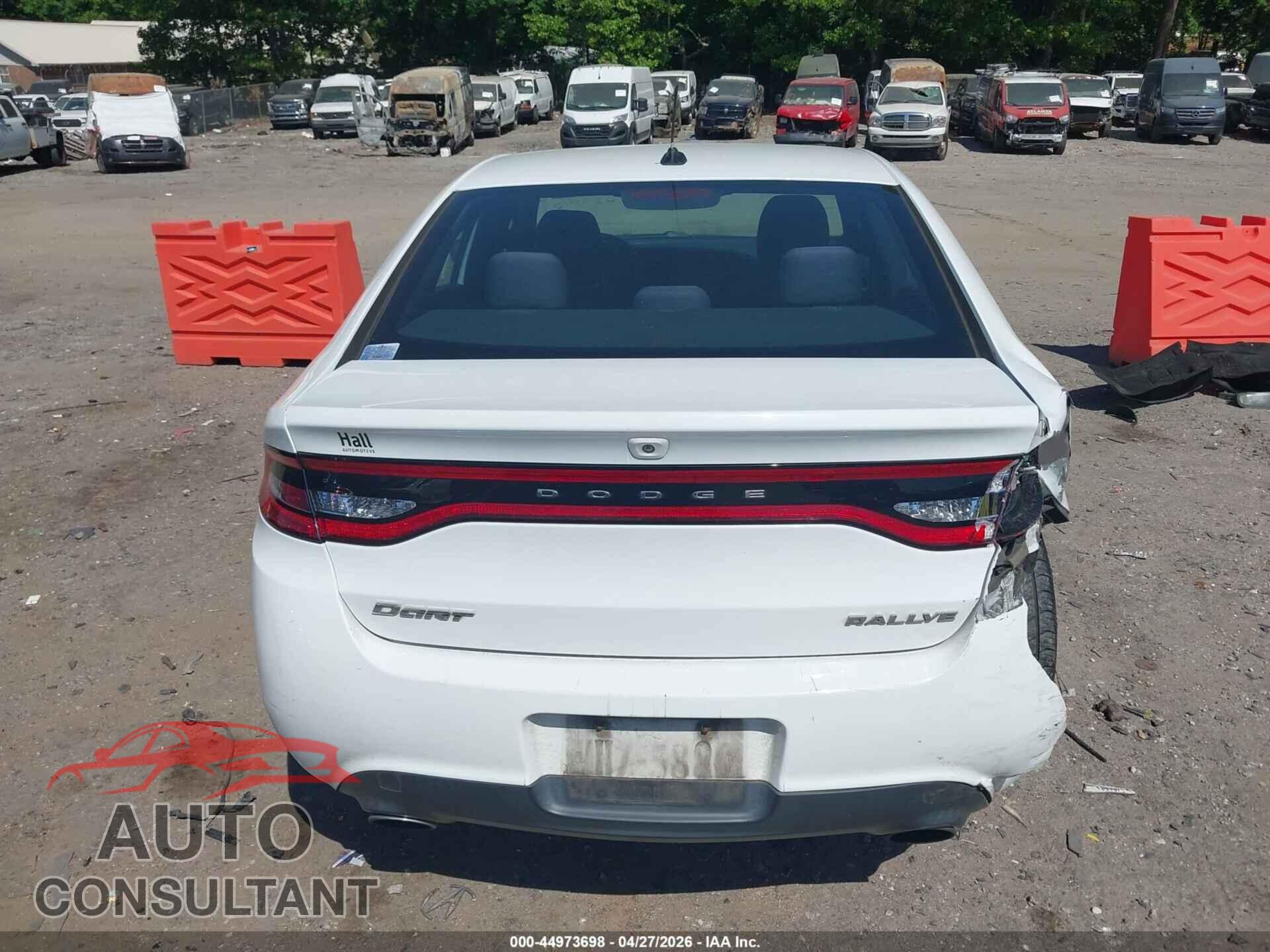 DODGE DART 2015 - 1C3CDFBB5FD182402