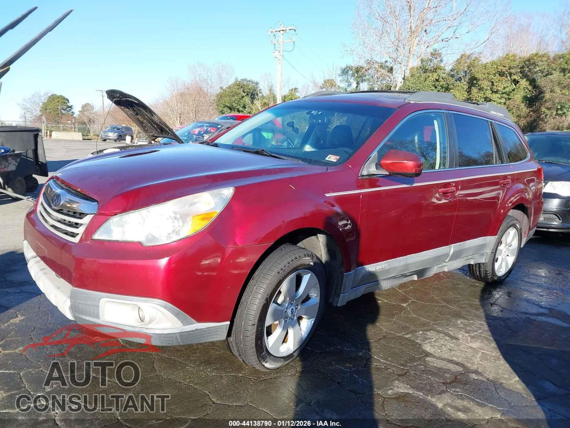SUBARU OUTBACK 2012 - 4S4BRBKC3C3232883