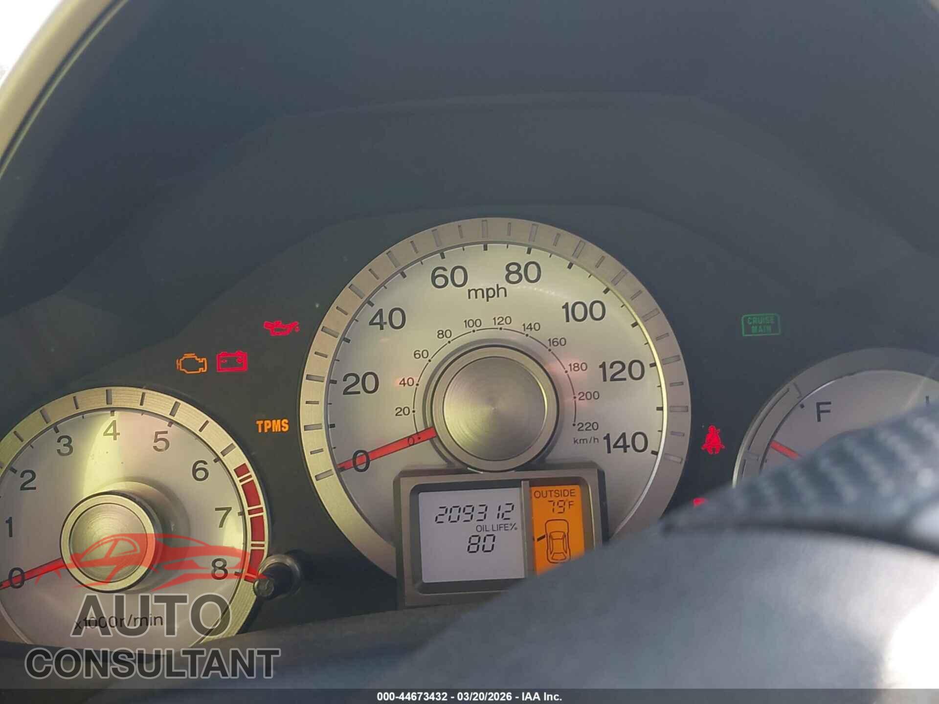 HONDA PILOT 2011 - 5FNYF3H41BB037542