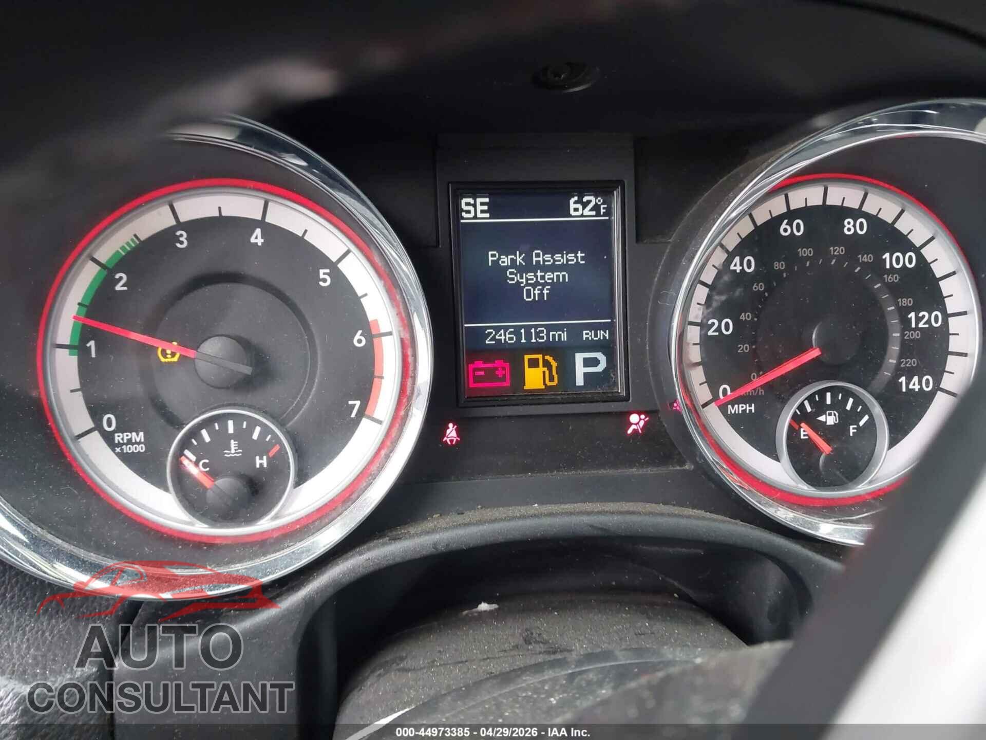 DODGE DURANGO 2011 - 1D4SD4GT9BC650485