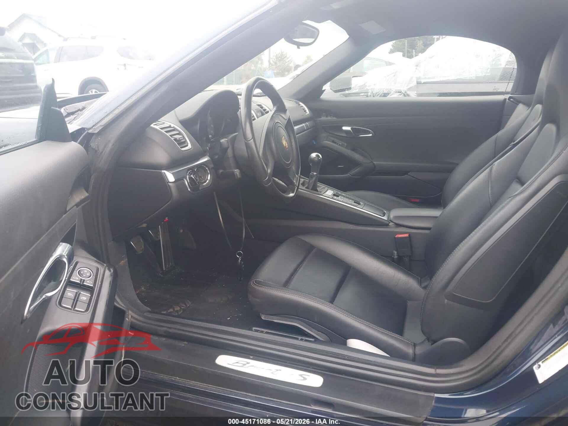 PORSCHE BOXSTER 2015 - WP0CB2A81FS130163