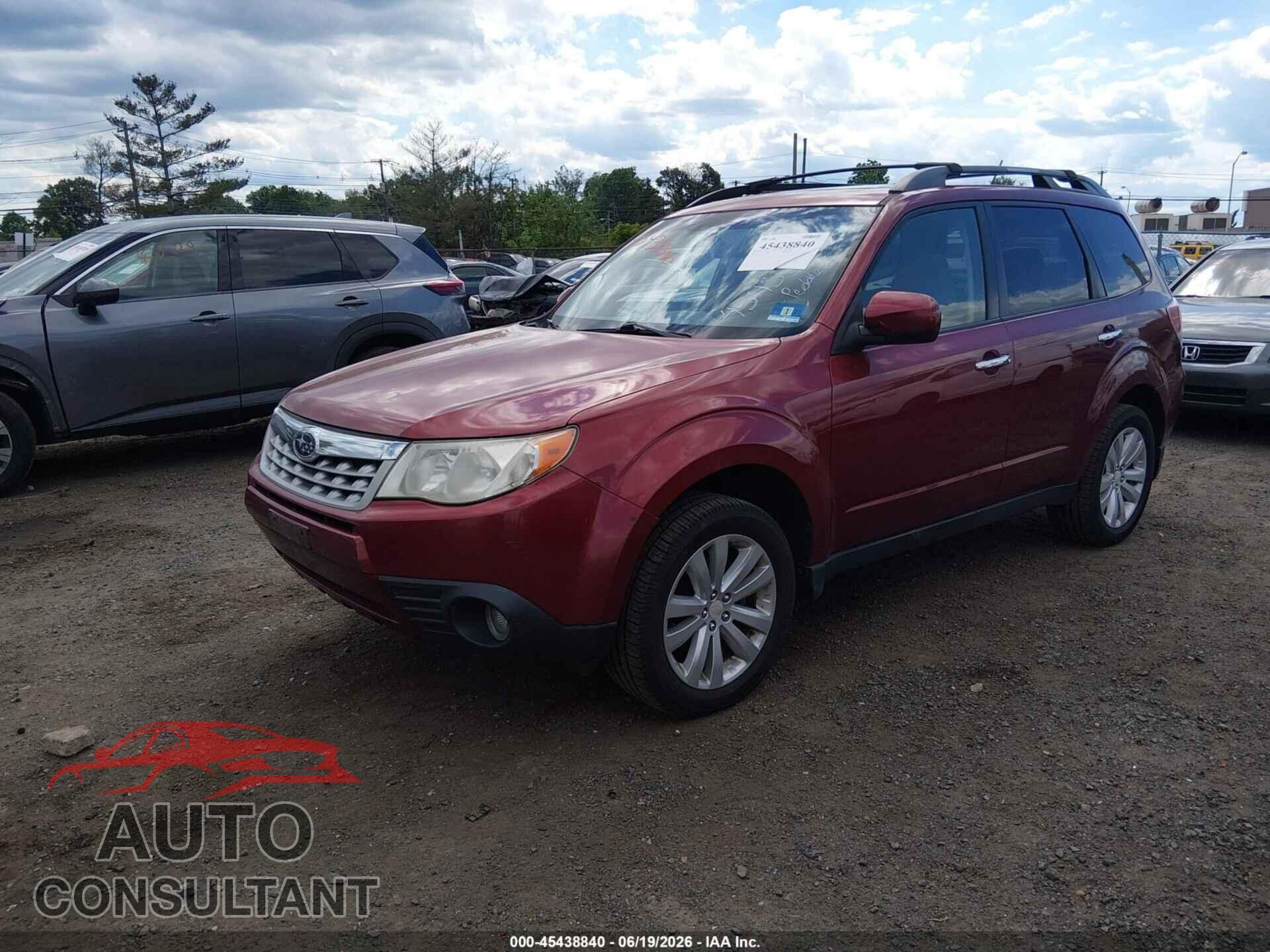 SUBARU FORESTER 2012 - JF2SHAEC4CH427456