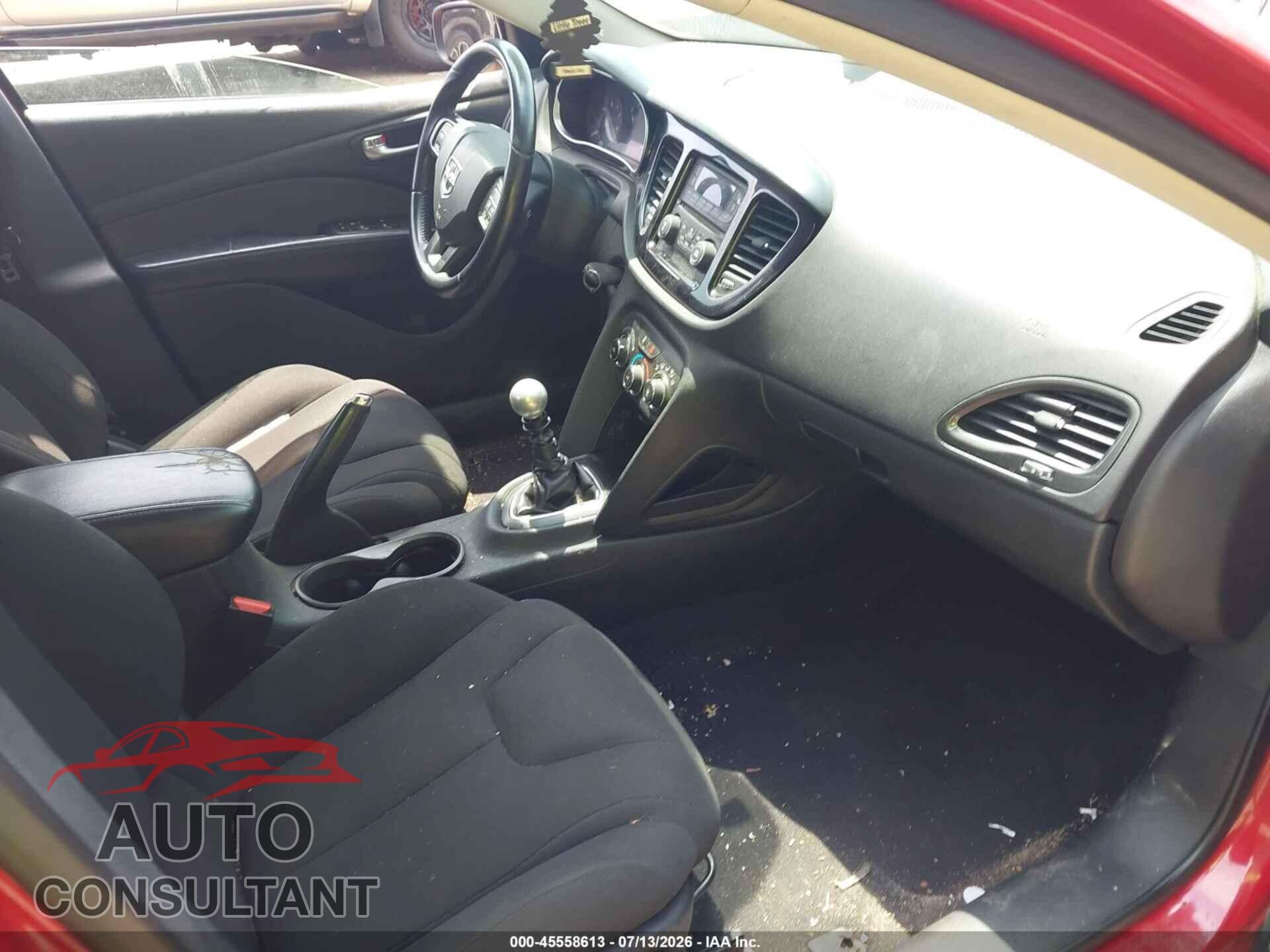 DODGE DART 2013 - 1C3CDFAH8DD292072