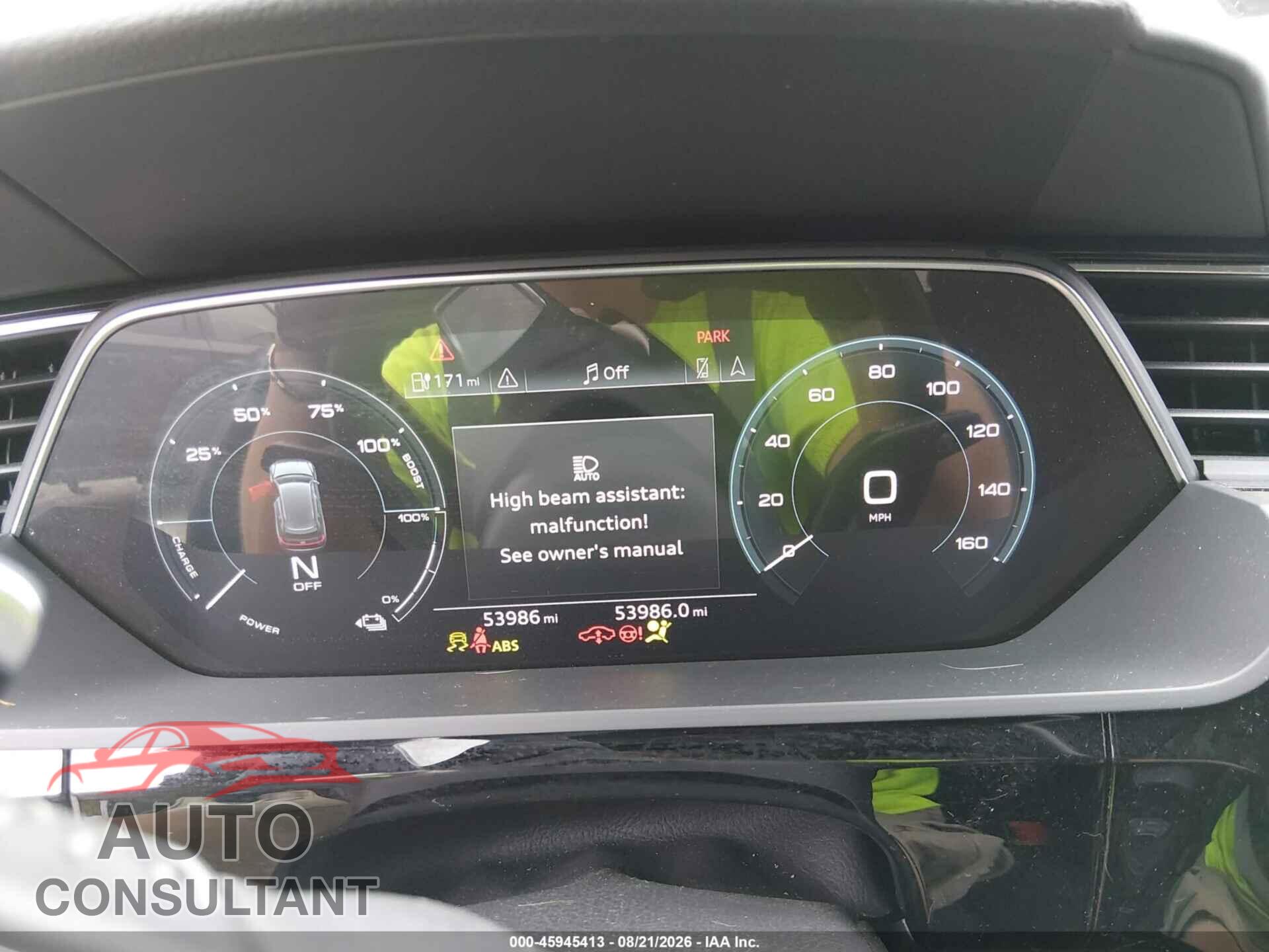 AUDI E-TRON 2019 - WA1VABGE6KB018472